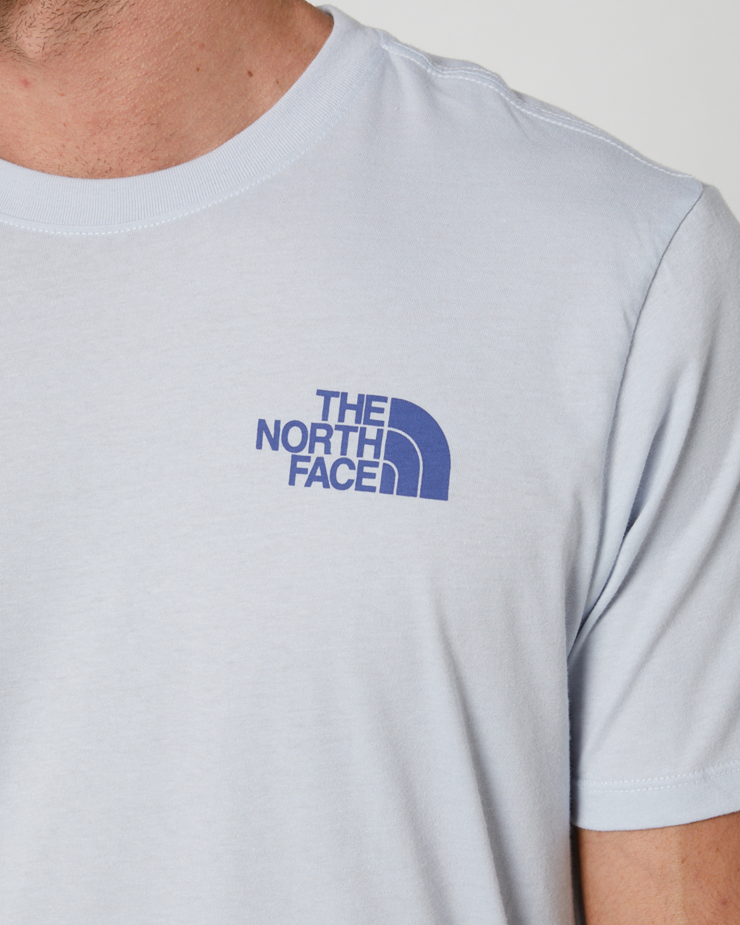 Mens Periwinkle North Places Short-Sleeve - We Dusty Love SurfStitch Face | Tee The
