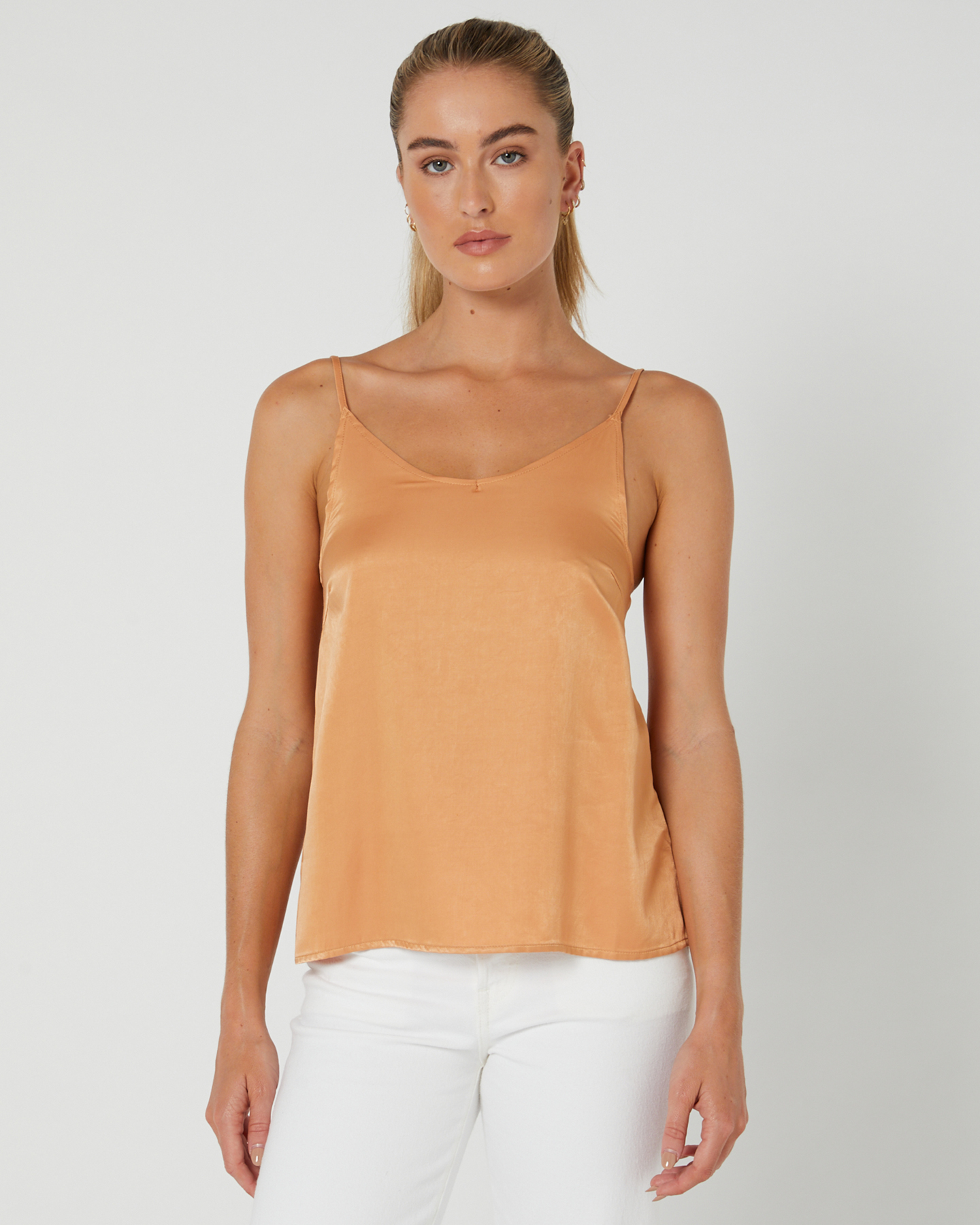 Tan Camisoles for Women, Silk, Satin & More