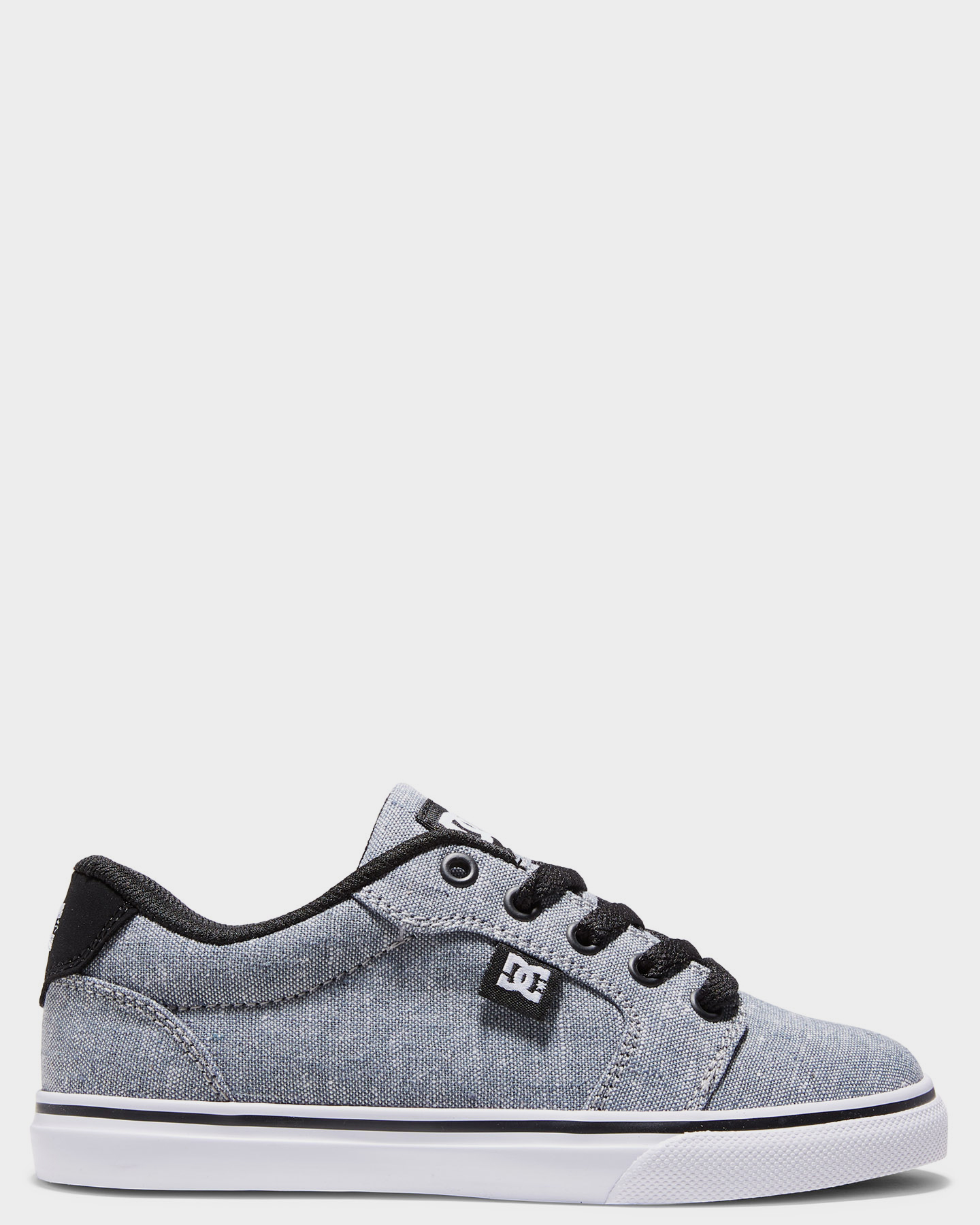 dc shoes black and grey