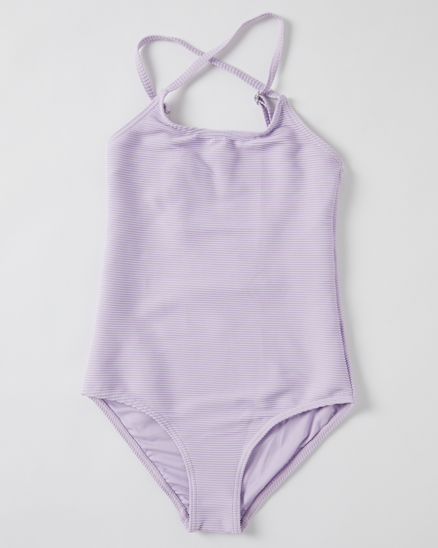 Swell Girls Essential One Piece Swimsuit - Teen - Lilac | SurfStitch