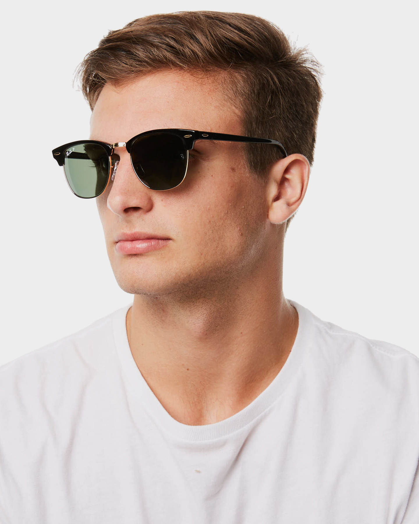 Очки мужские классический. Очки ray ban clubmaster RB 3016. Очки ray ban Клабмастер. Ray ban clubmaster мужские. Ray-ban clubmaster rb3716 900471 Metal.