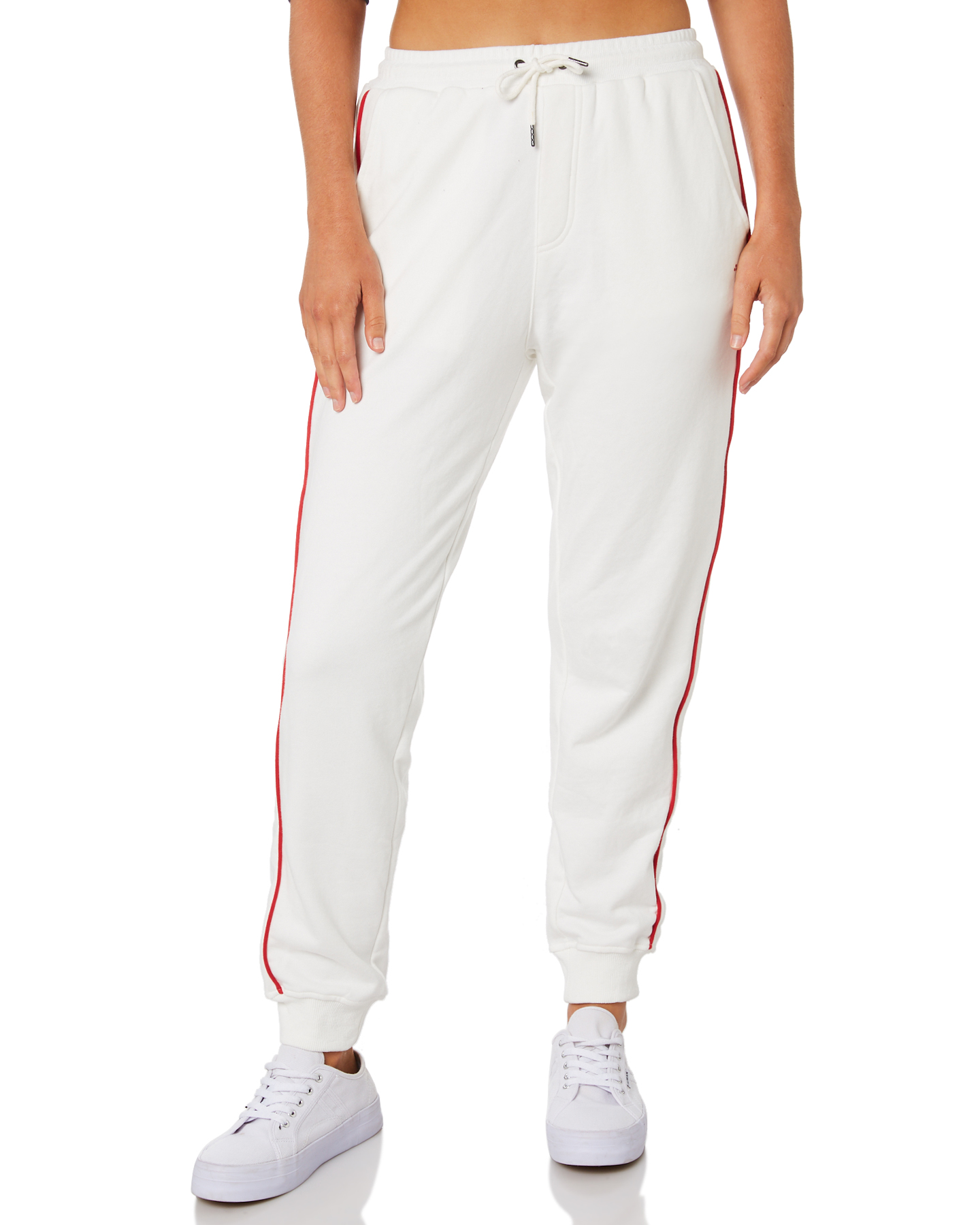 Huffer Womens Taylor Track Pant - Winter White | SurfStitch