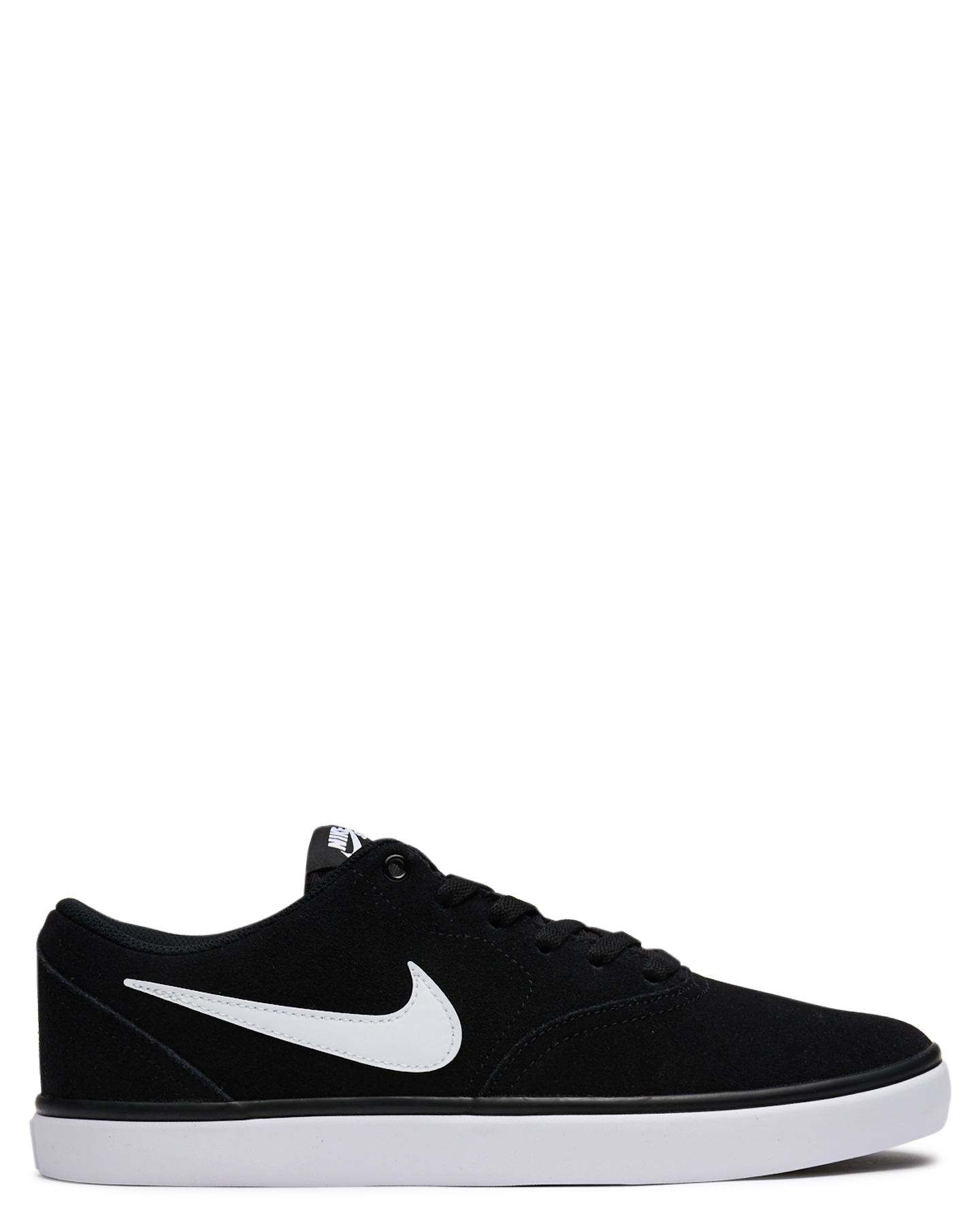 white nike black check