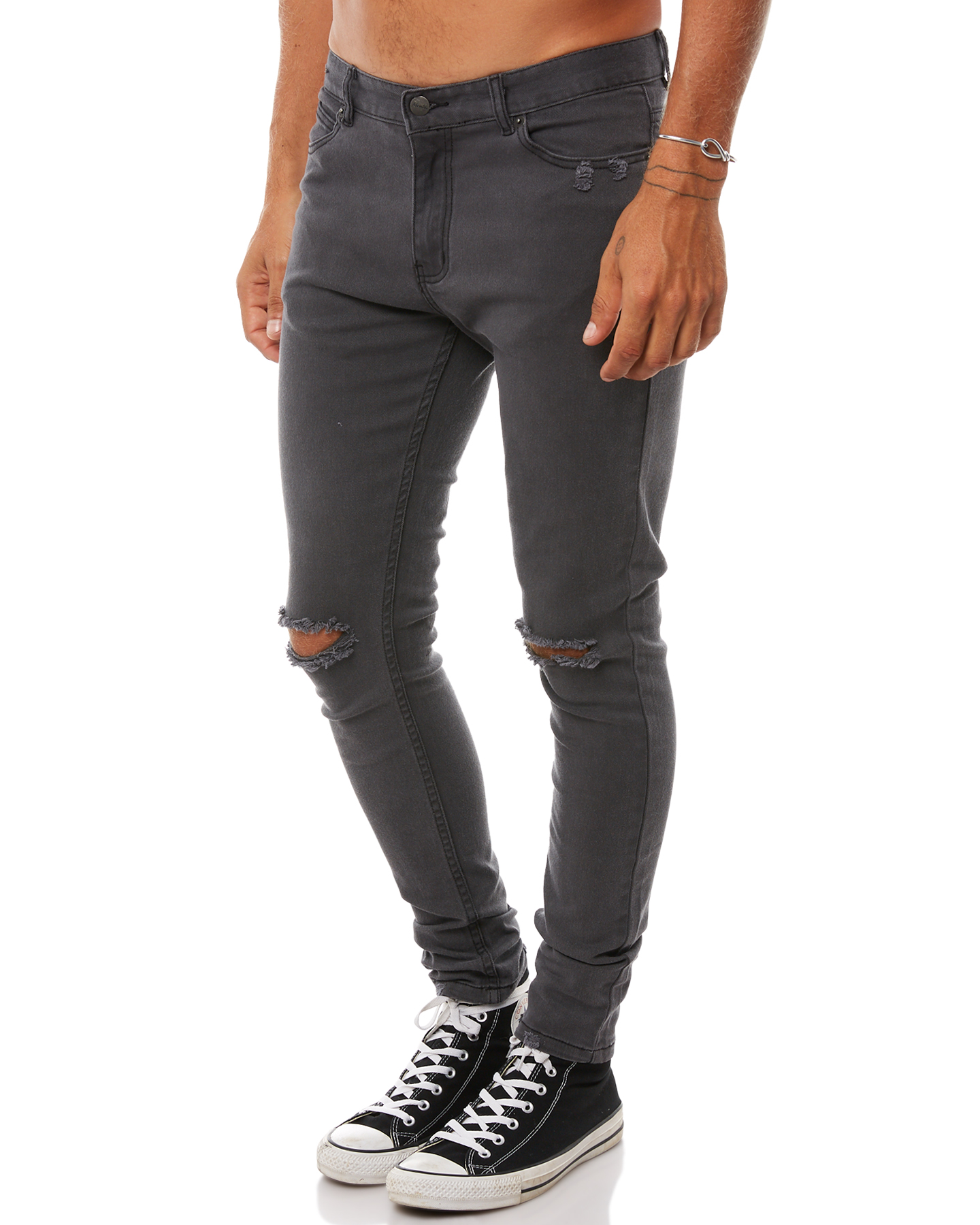 Afends Beat Junky Mens Jean - Faded Black | SurfStitch