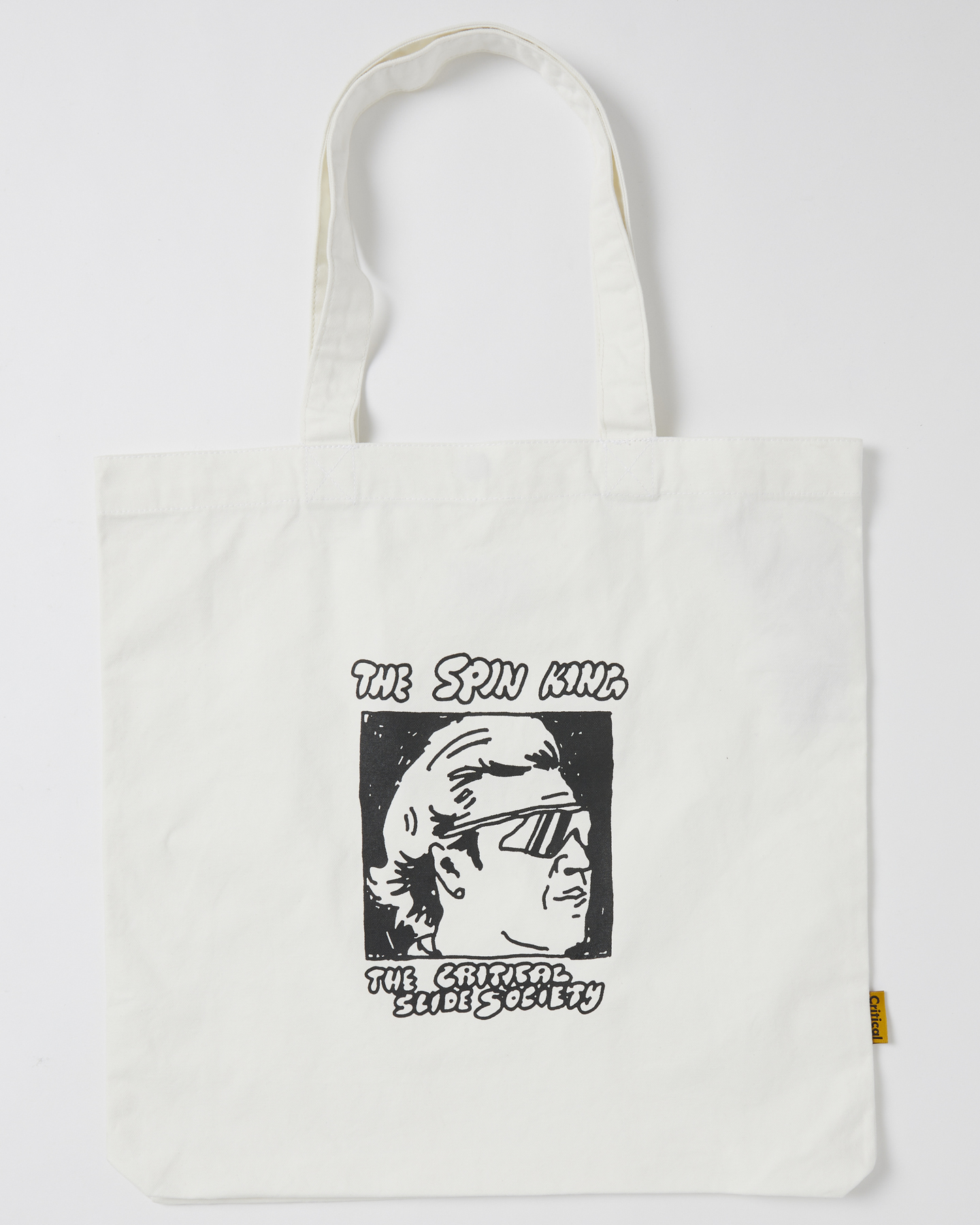 Tote bag with luggage slide over top