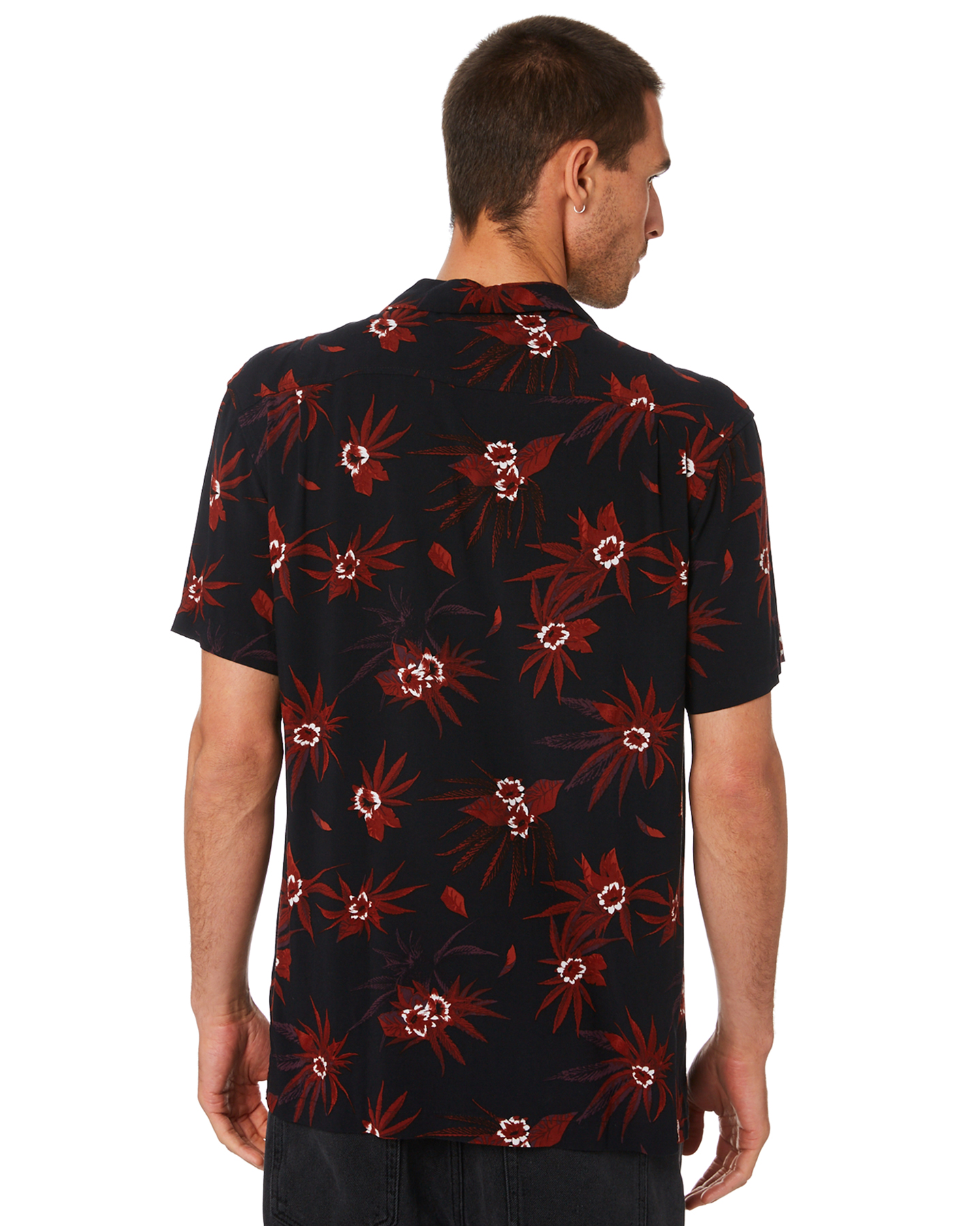 Insight Gunj Mens Ss Resort Shirt - Black | SurfStitch