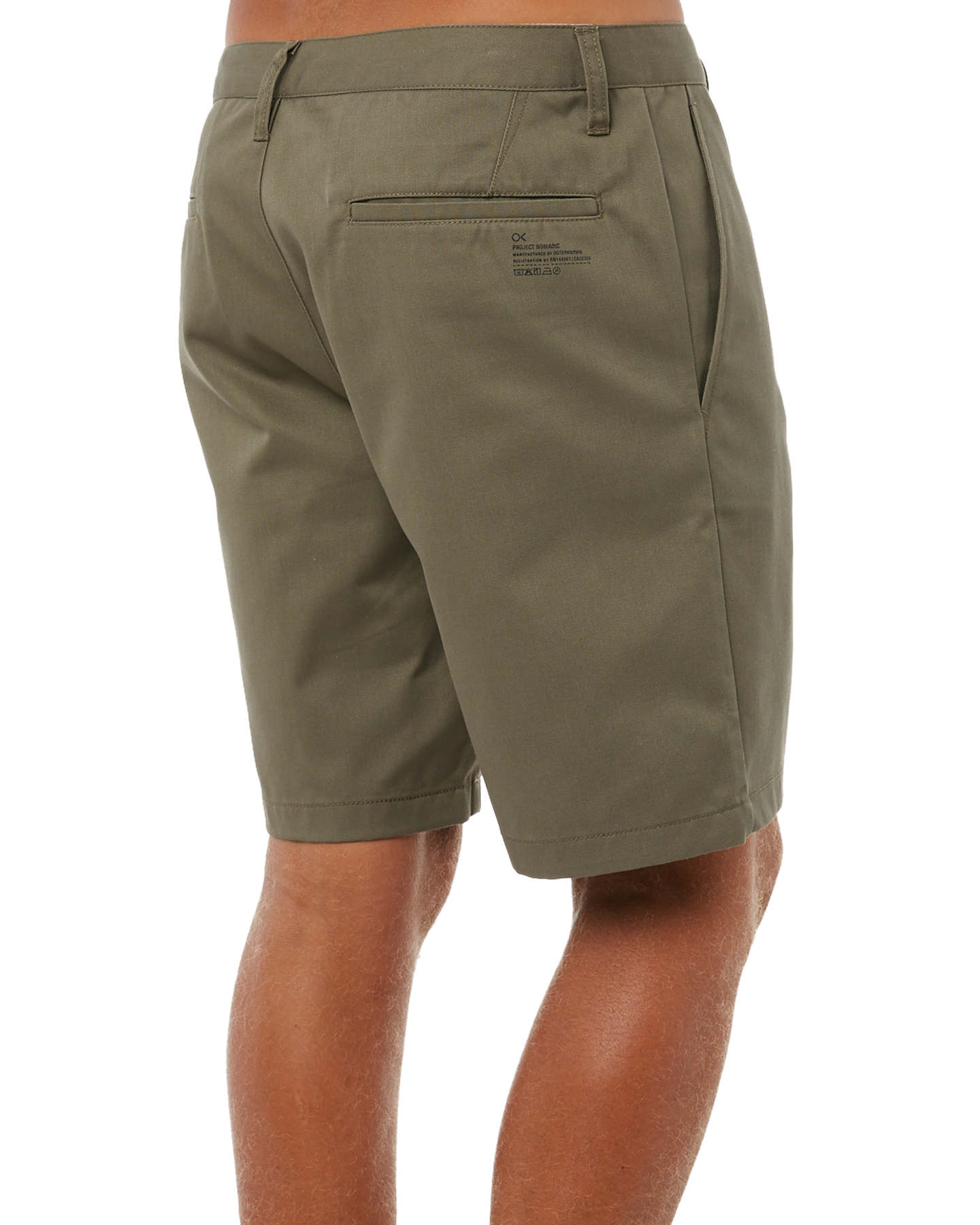 Outerknown Nomadic Coast Mens Short - Olive | SurfStitch