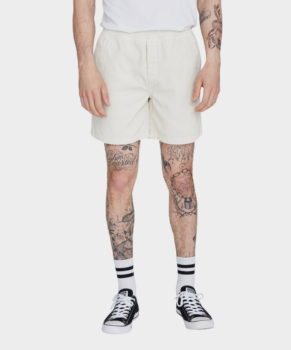 Insight Bedford Cord Mens Short - Cream | SurfStitch