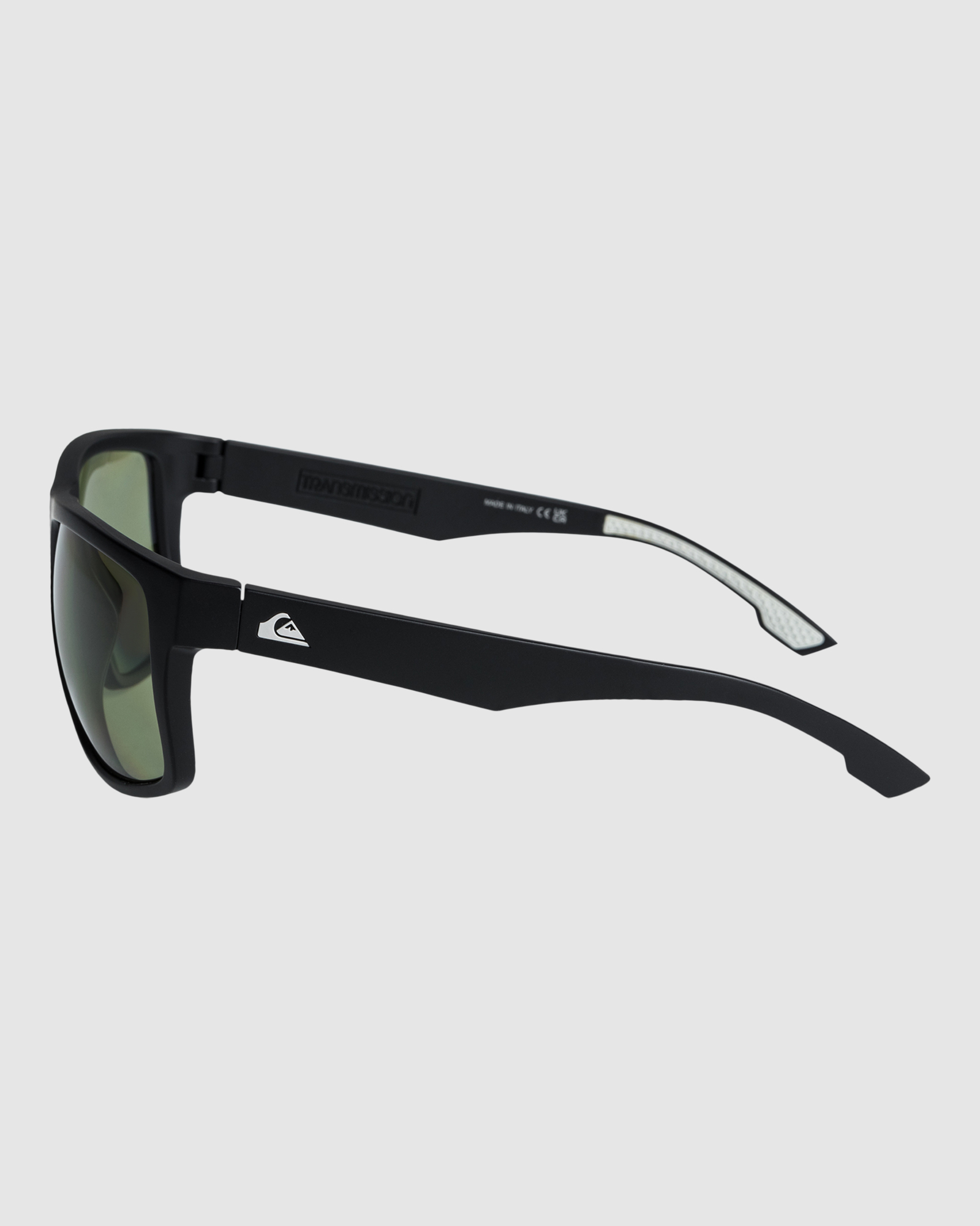 Quiksilver Transmission P - Polarised Sunglasses For Men - Black Green Plz  | SurfStitch