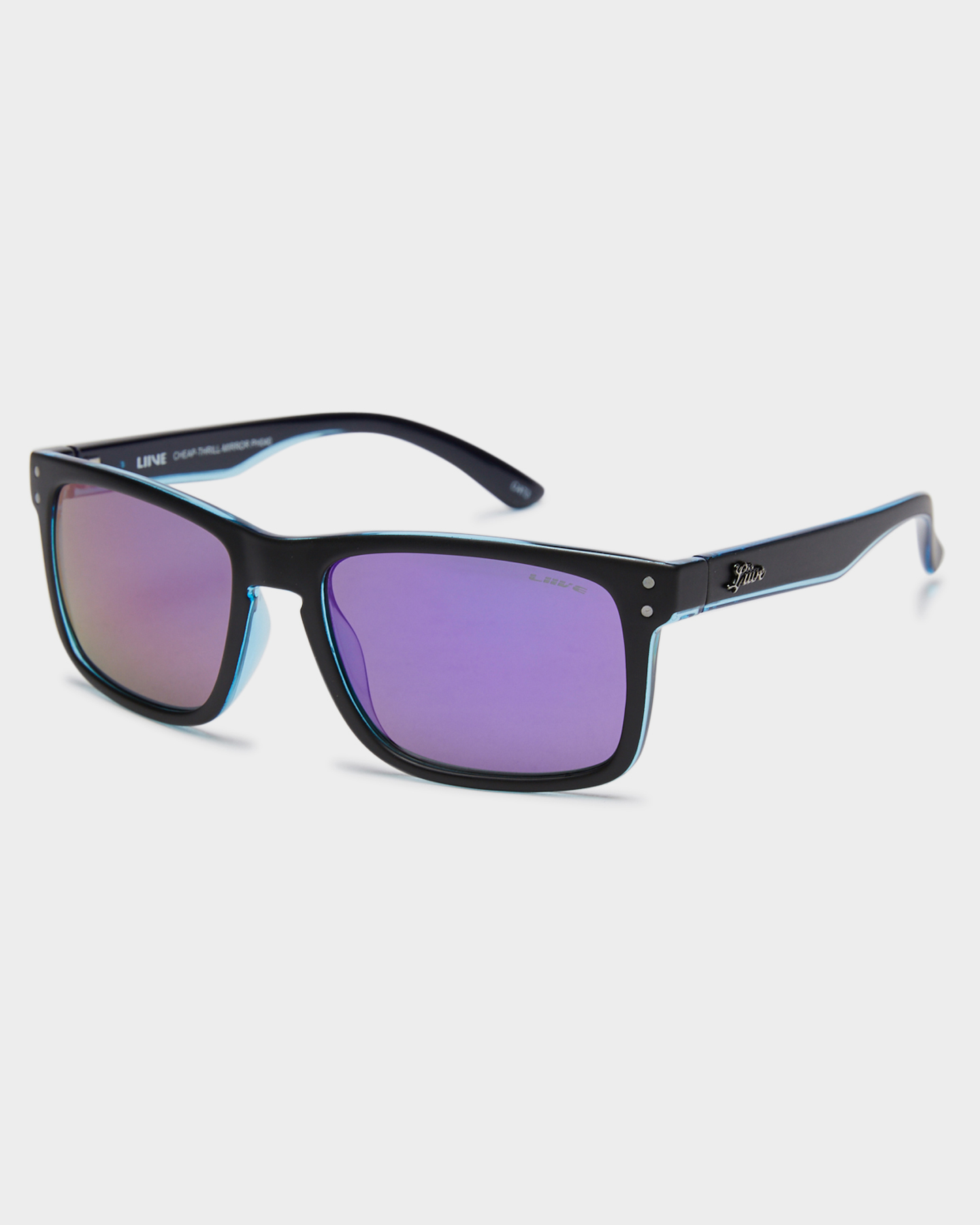 Liive Vision Cheap Thrill Sunglasses - Matt Black Sky | SurfStitch