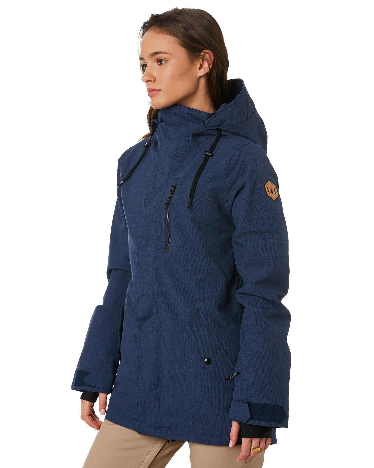 Volcom Womens Shrine Insulated Snow Jacket - Navy | SurfStitch