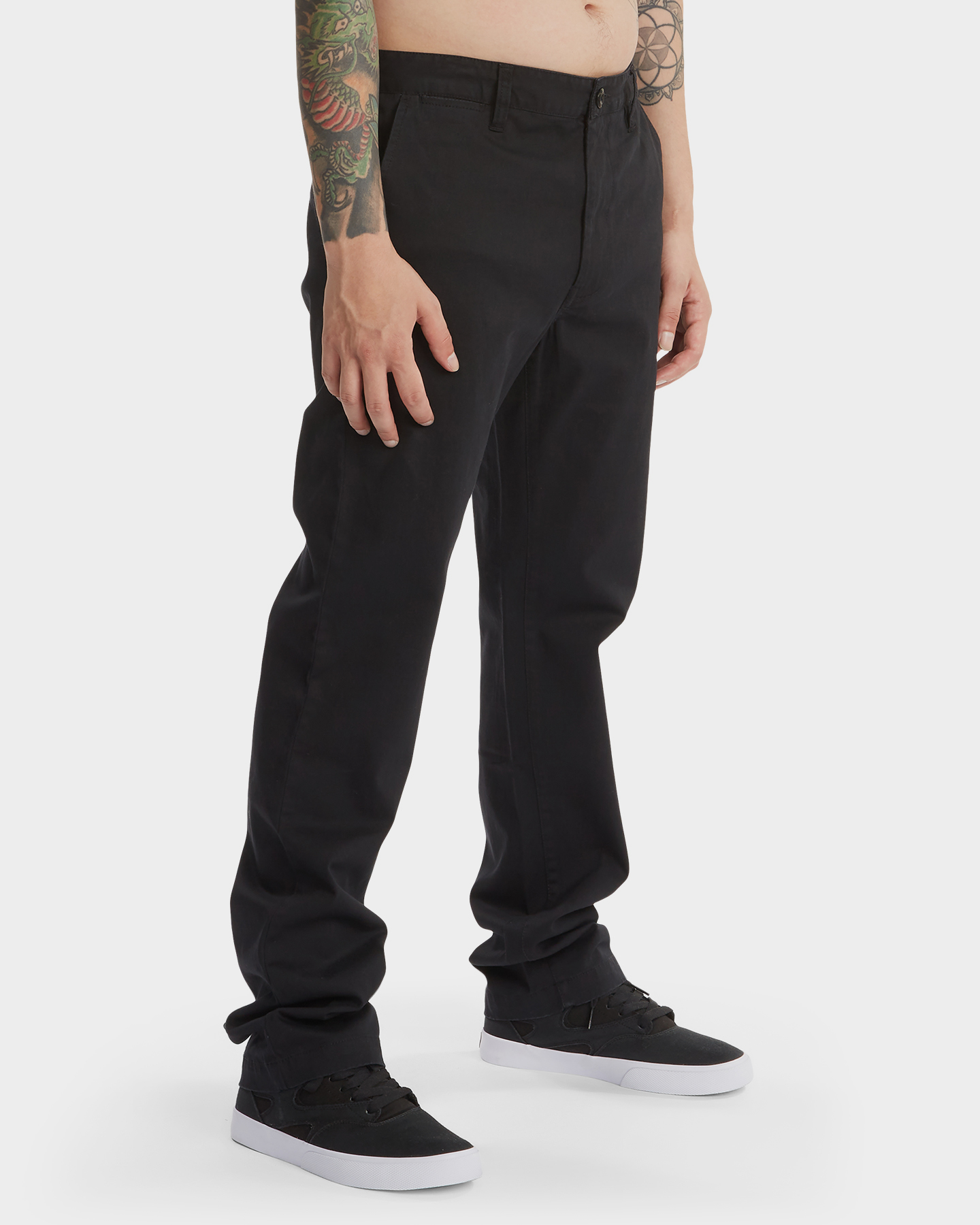 Dc Shoes Mens Worker Chino Pant - Black | SurfStitch