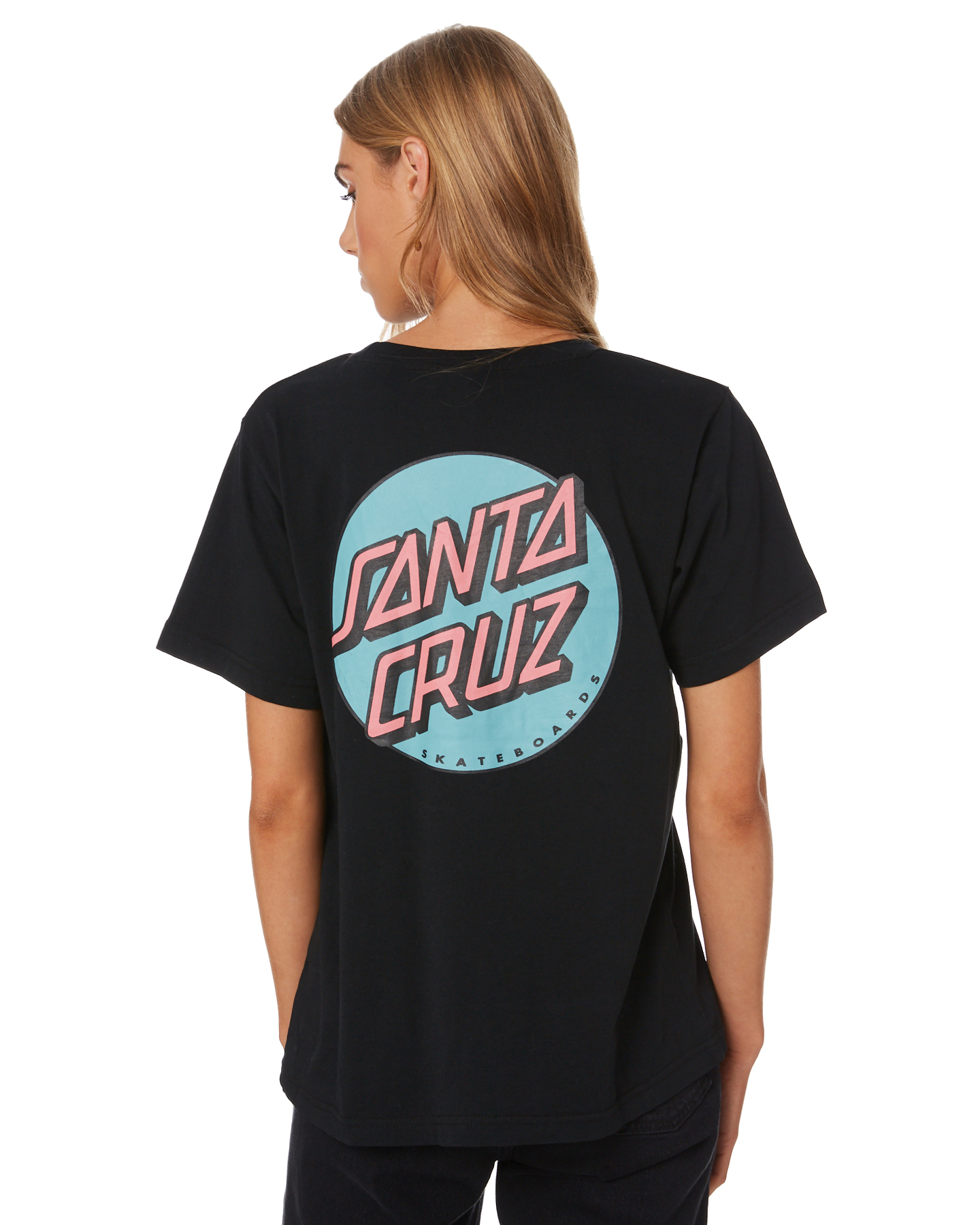 Santa Cruz Womens Other Dot Tee Black SurfStitch