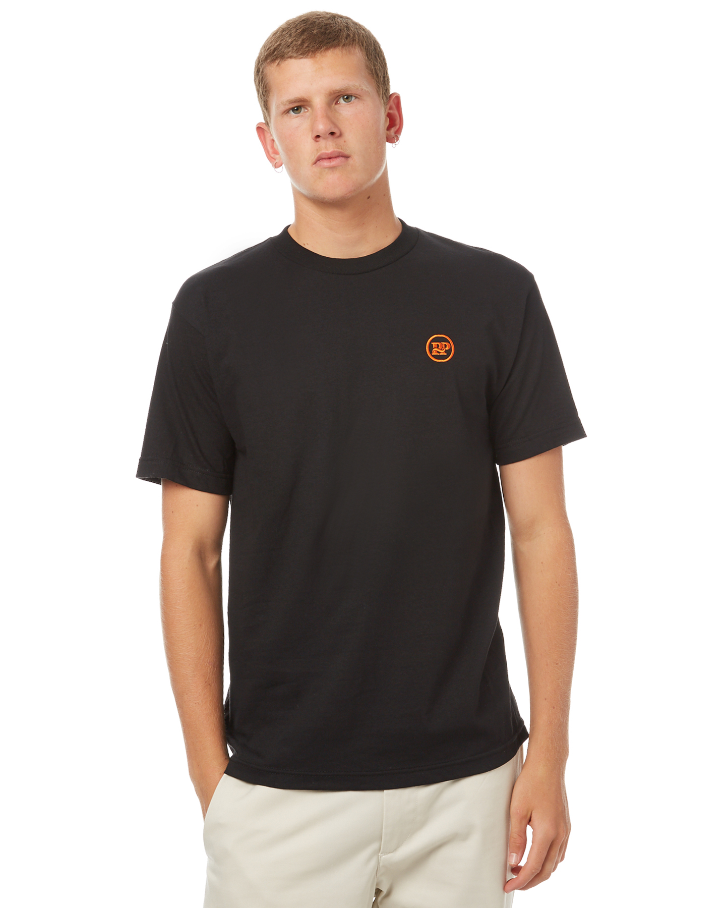 Pass Port Pp Works Embroid Mens Tee - Black | SurfStitch