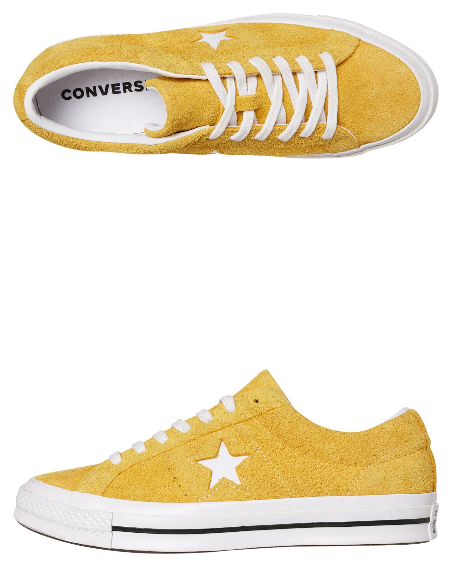 gold one star converse