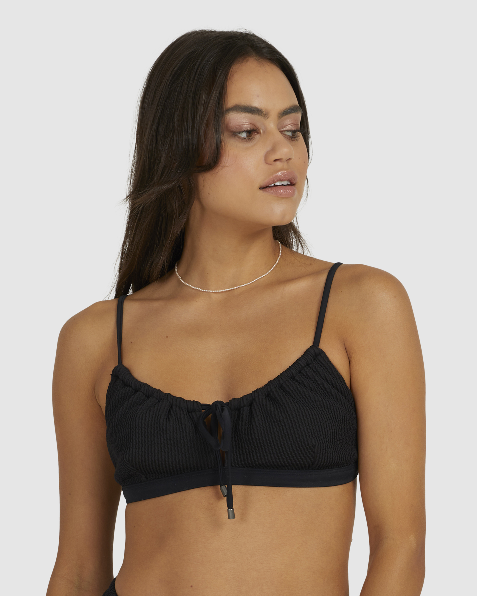 Billabong Summer High Coco Bralette Bikini Top - Black Sands