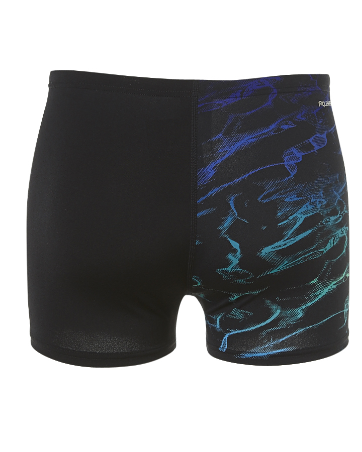 Zoggs Storm Hip Racer Mens Swimwear - Black Multi | SurfStitch