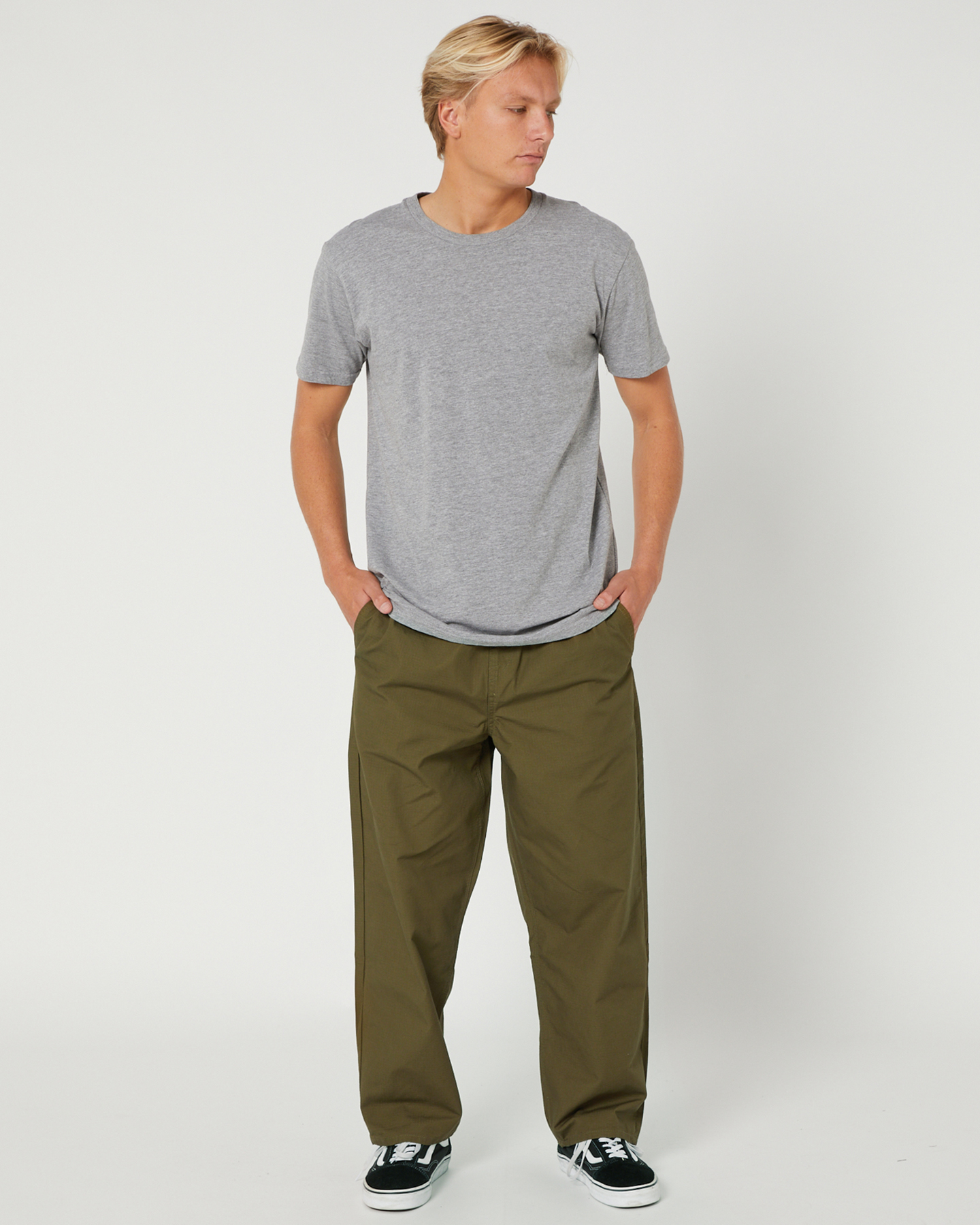 Volcom Outer Spaced Mens Casual Pant - Service Green | SurfStitch