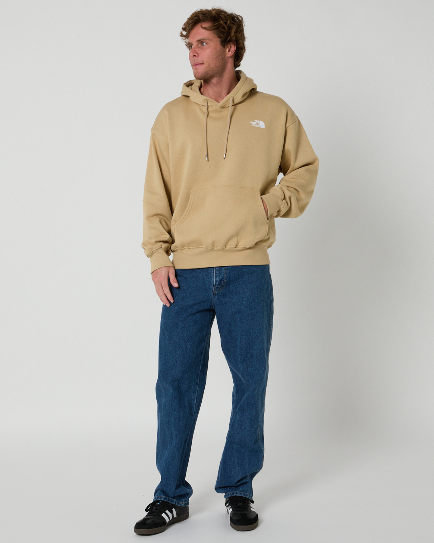 Mens north face khaki hoodie sales