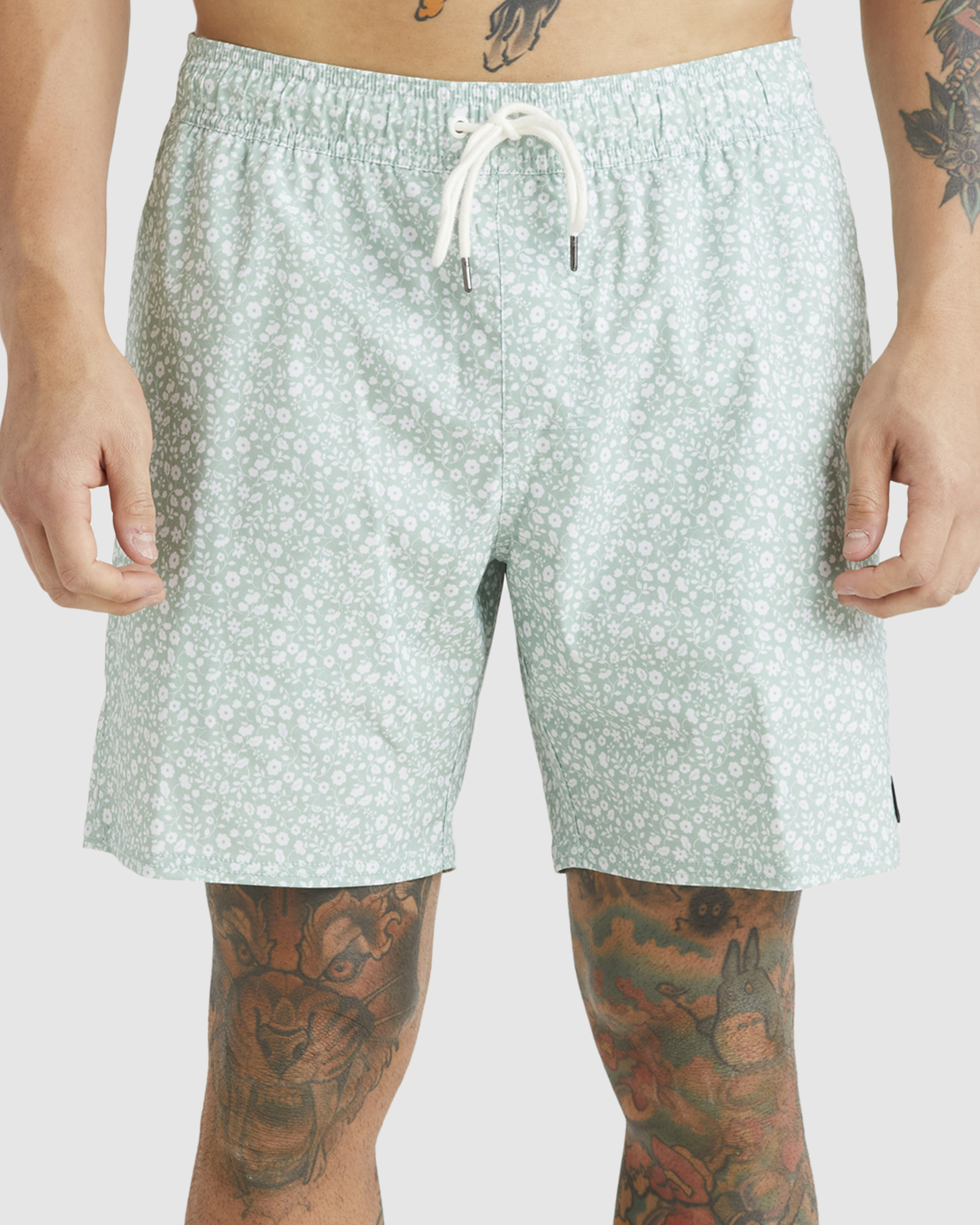 Rvca elastic boardshorts deals