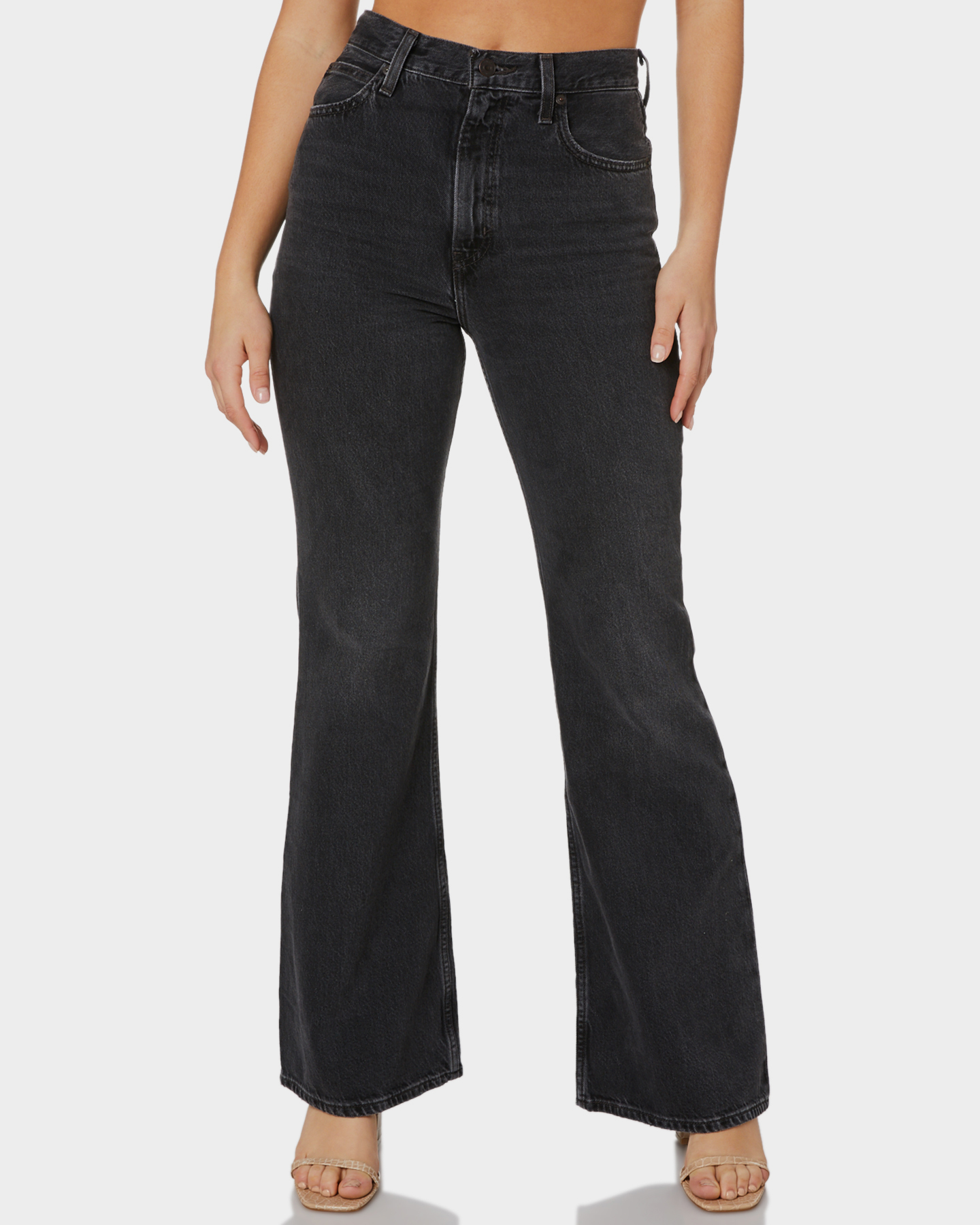 levi high waisted bell bottom jeans