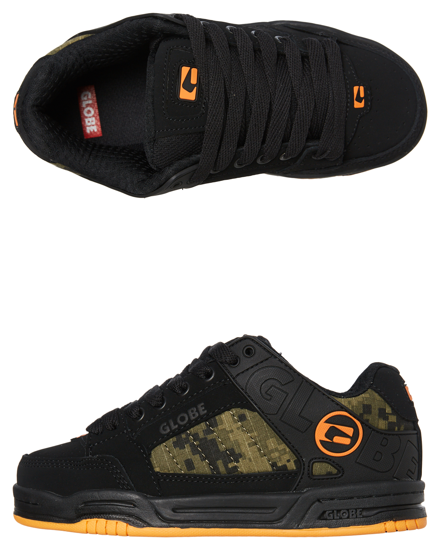 Globe Shoe Youth - Black Camo SurfStitch