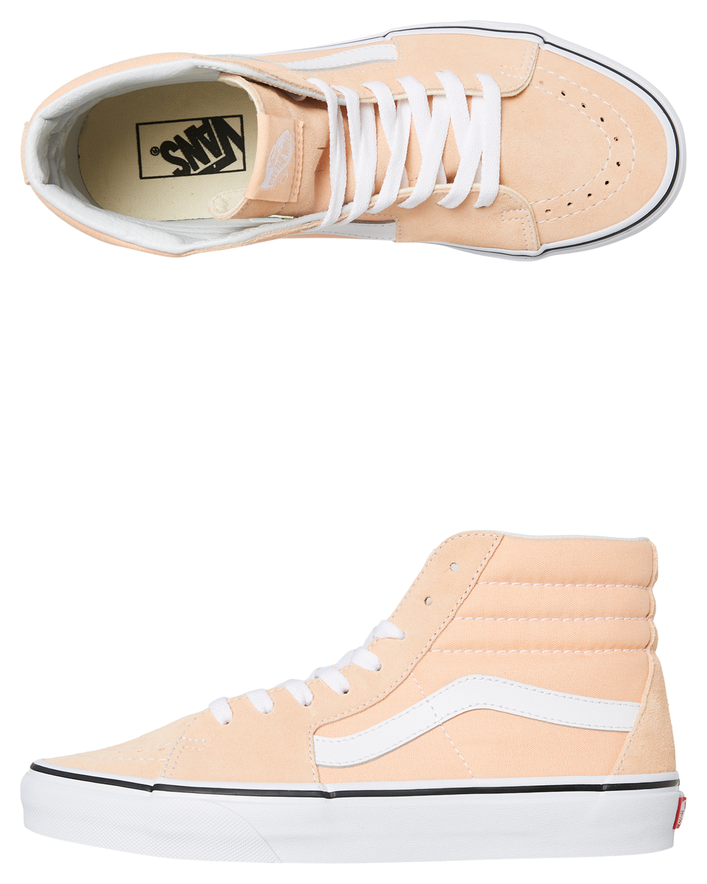 vans bleached apricot