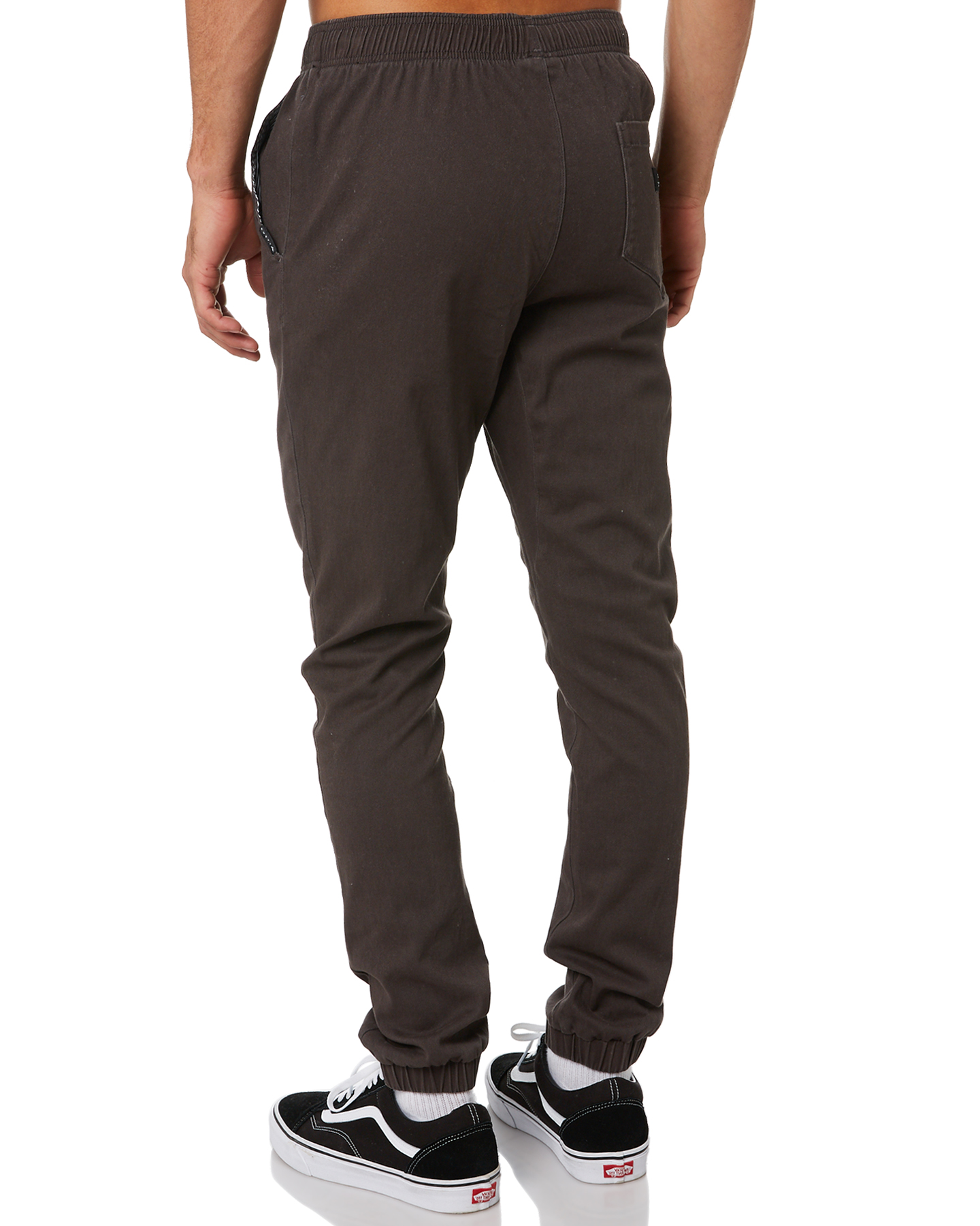 Rusty Hook Out Mens Elastic Pant - Coal | SurfStitch