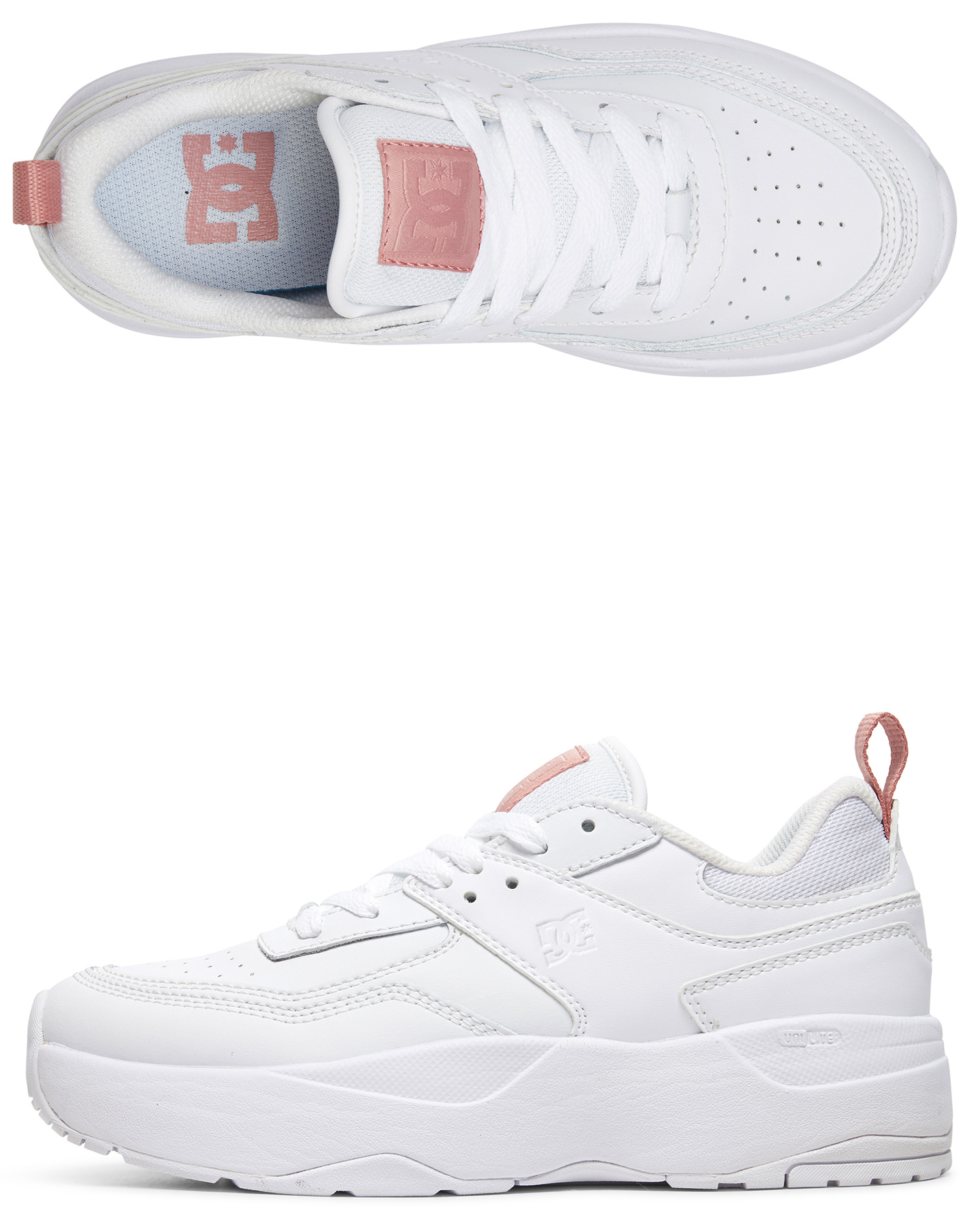 pink dc shoes