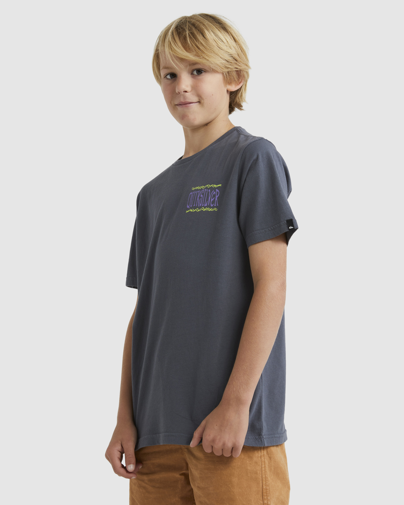Quiksilver Boys 8-16 Taking Roots Tee - Iron Gate | SurfStitch