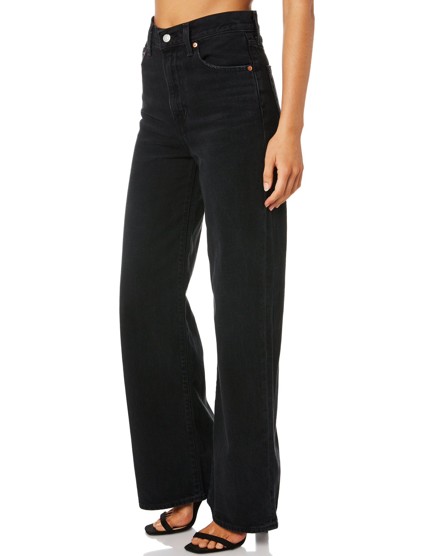 Levi's Ribcage Wide Leg Jean - Black Book | SurfStitch