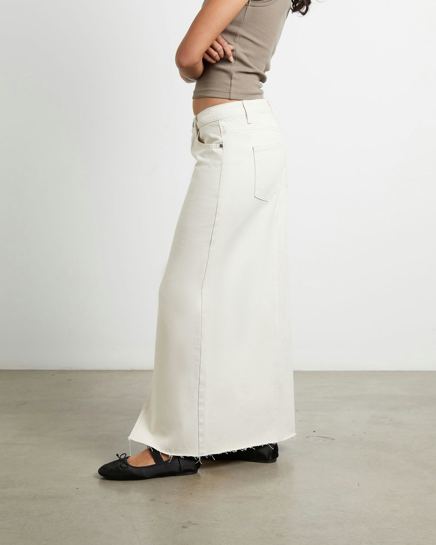Eva Maxi Denim Skirt