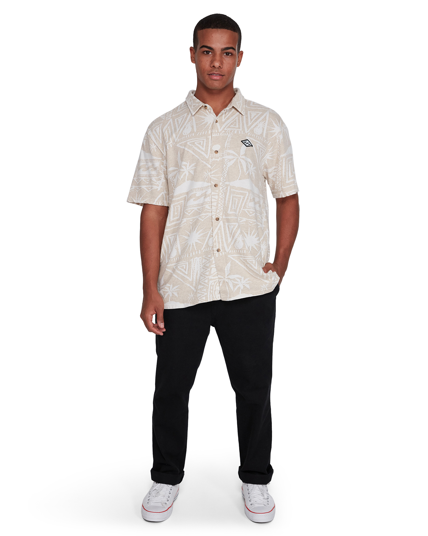 Billabong short sleeve clearance button down