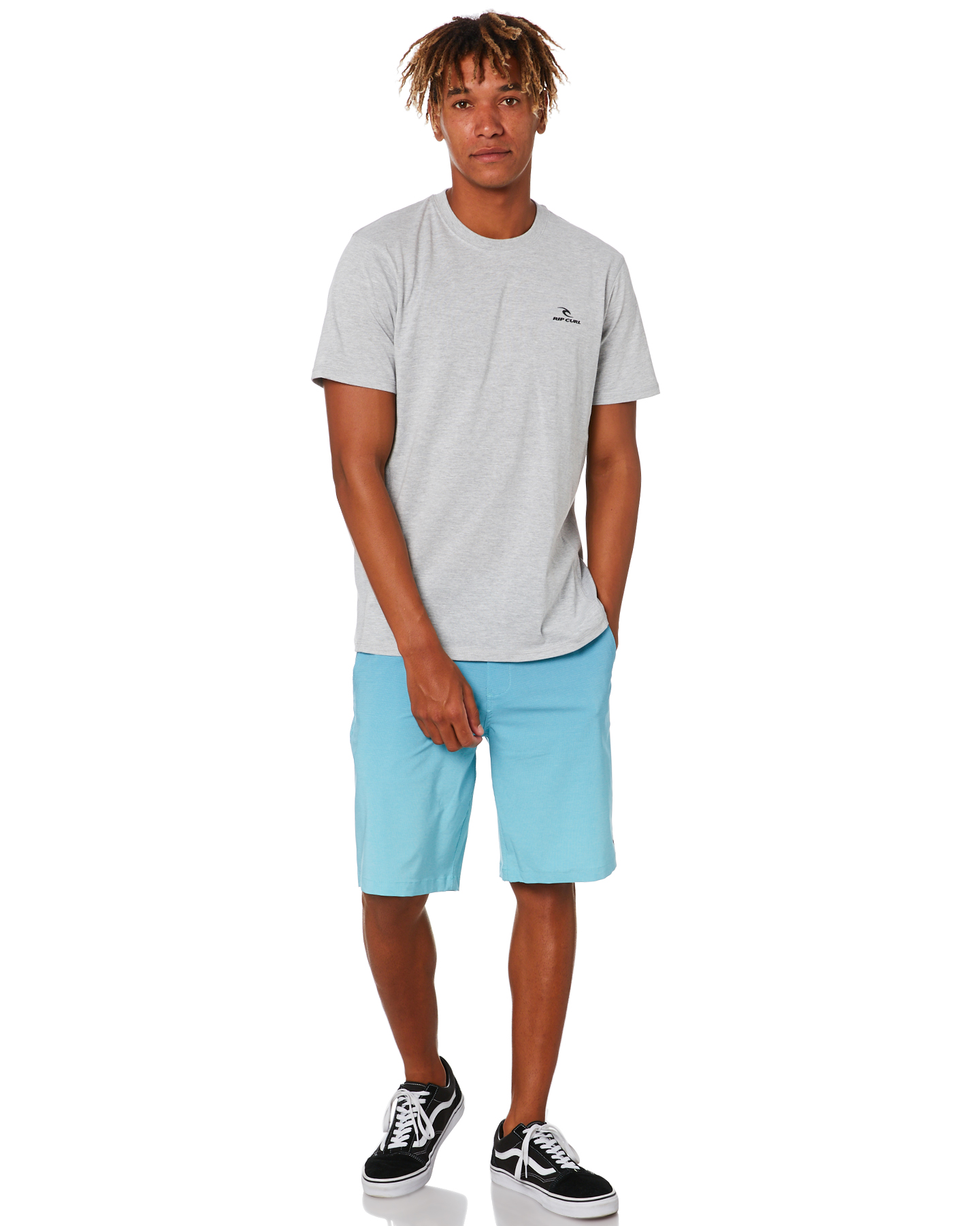 Rip Curl Pivoting Mens Tee - Grey Marle | SurfStitch