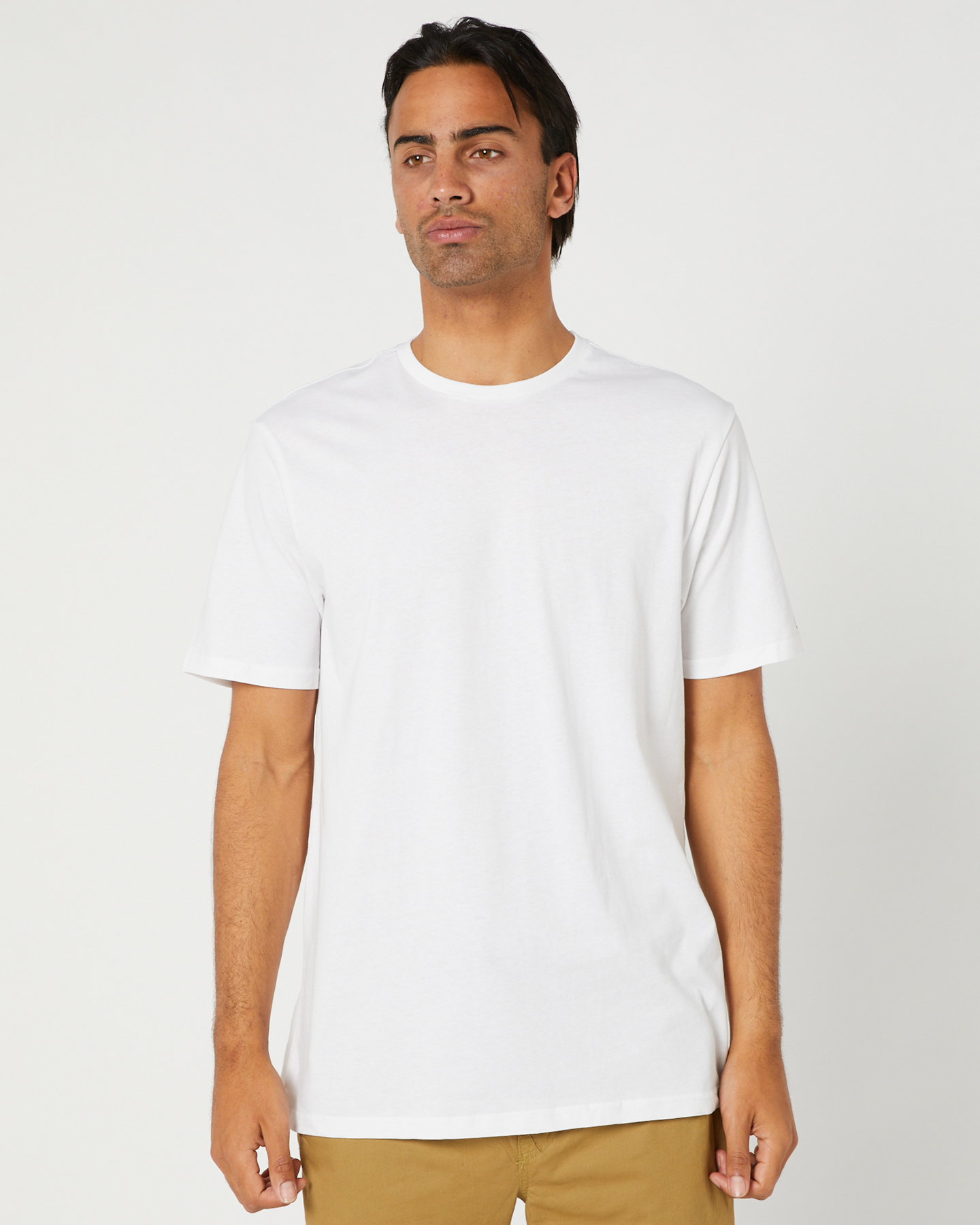 Volcom Solid Mens Ss Tee - White | SurfStitch