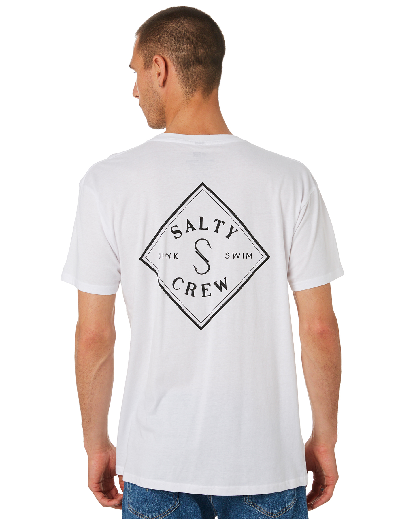 Salty Crew Tippet Mens Ss Tee - White | SurfStitch