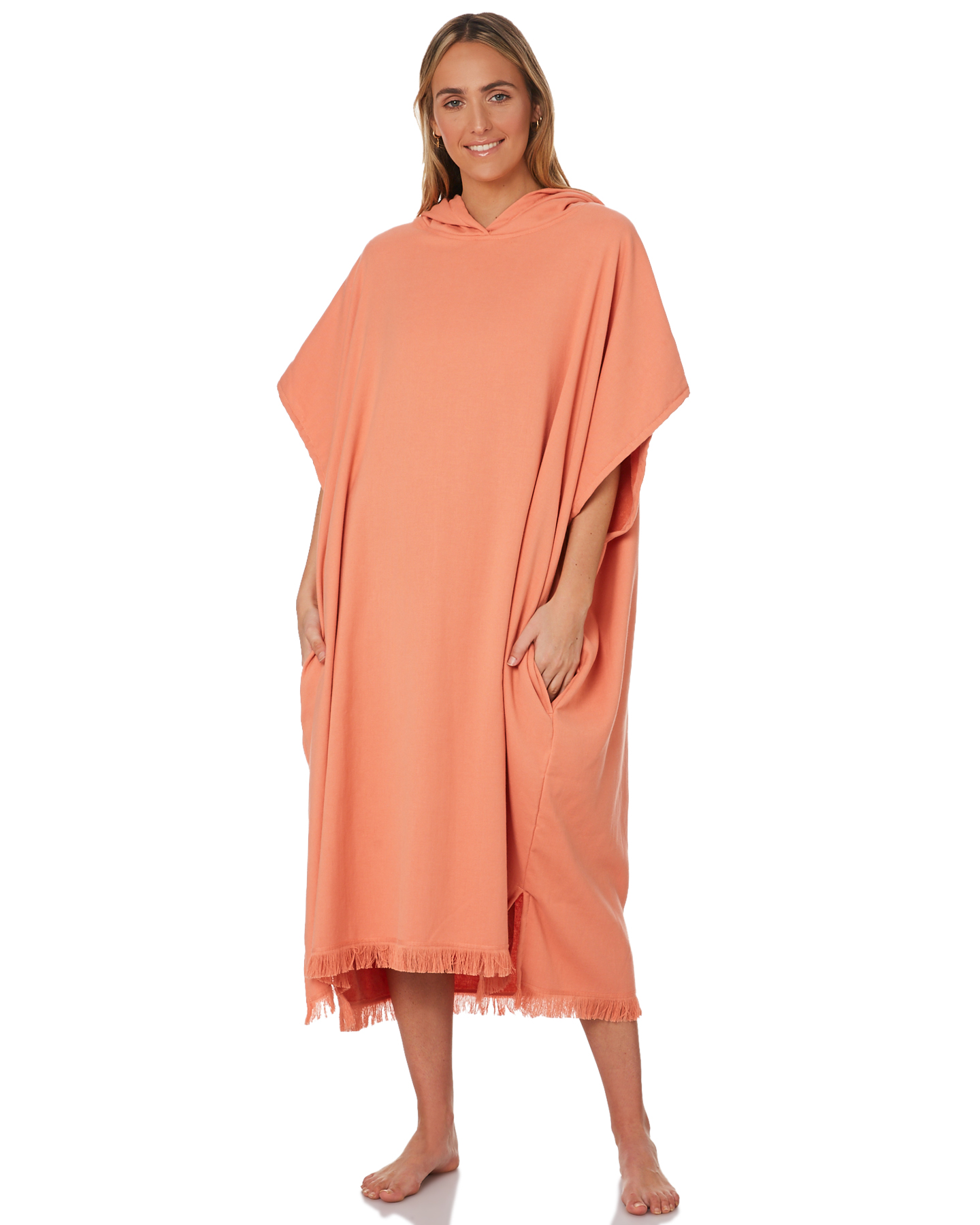 The Beach People Adult Surf Ponchos - Coral | SurfStitch