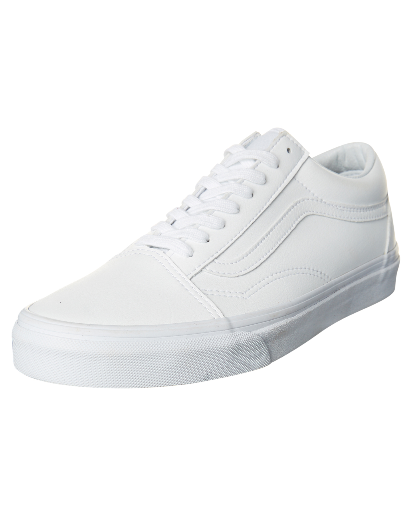 vans white leather shoes