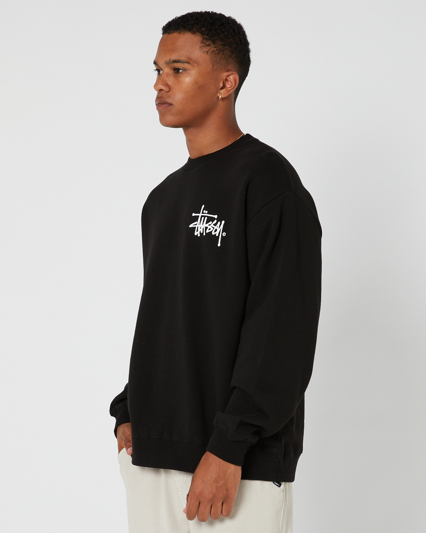 Stussy Shadow Graffiti Crew - Black | SurfStitch