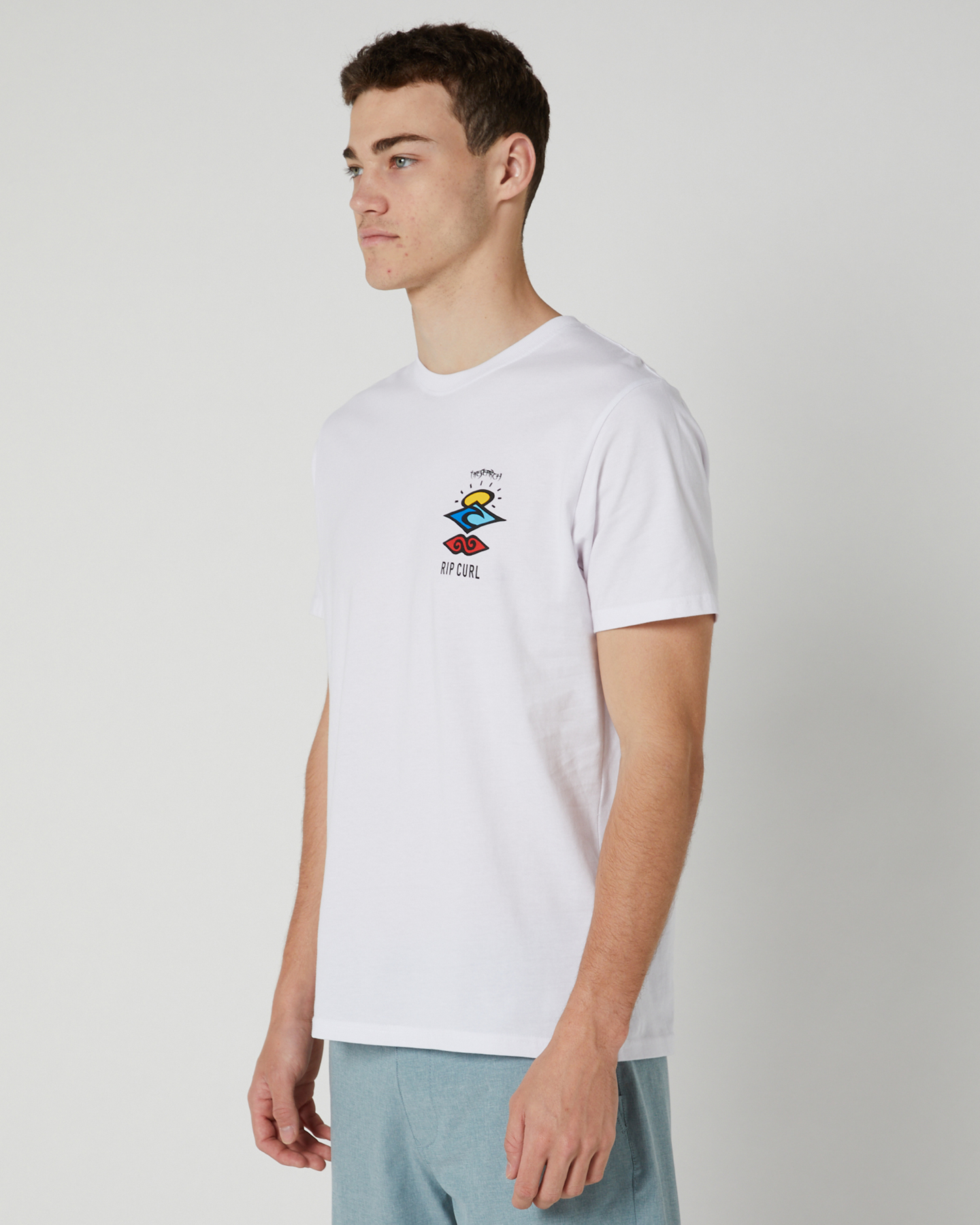 Rip Curl Search Icon Tee - White | SurfStitch