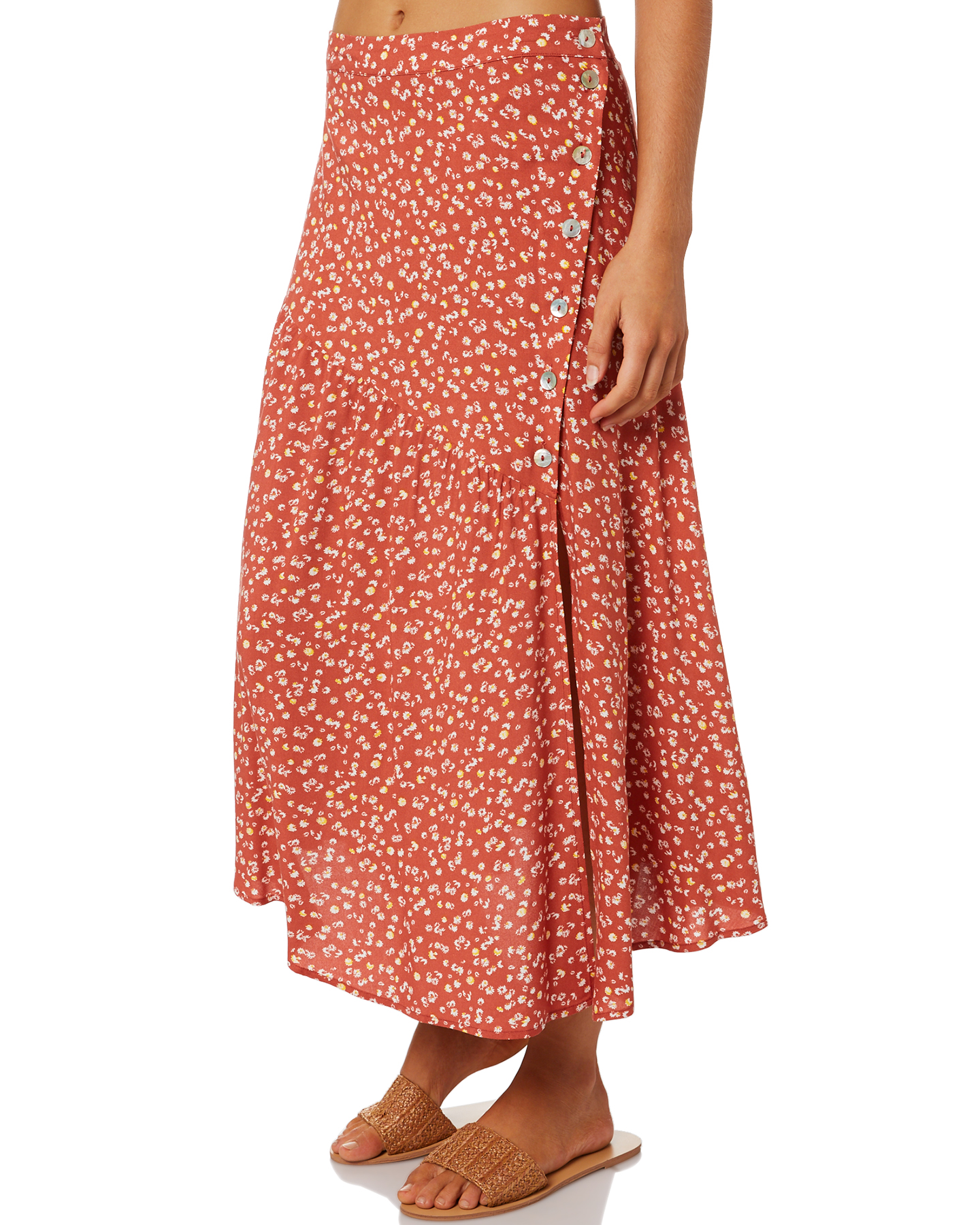 Elwood Freedom Skirt - Red Floral | SurfStitch