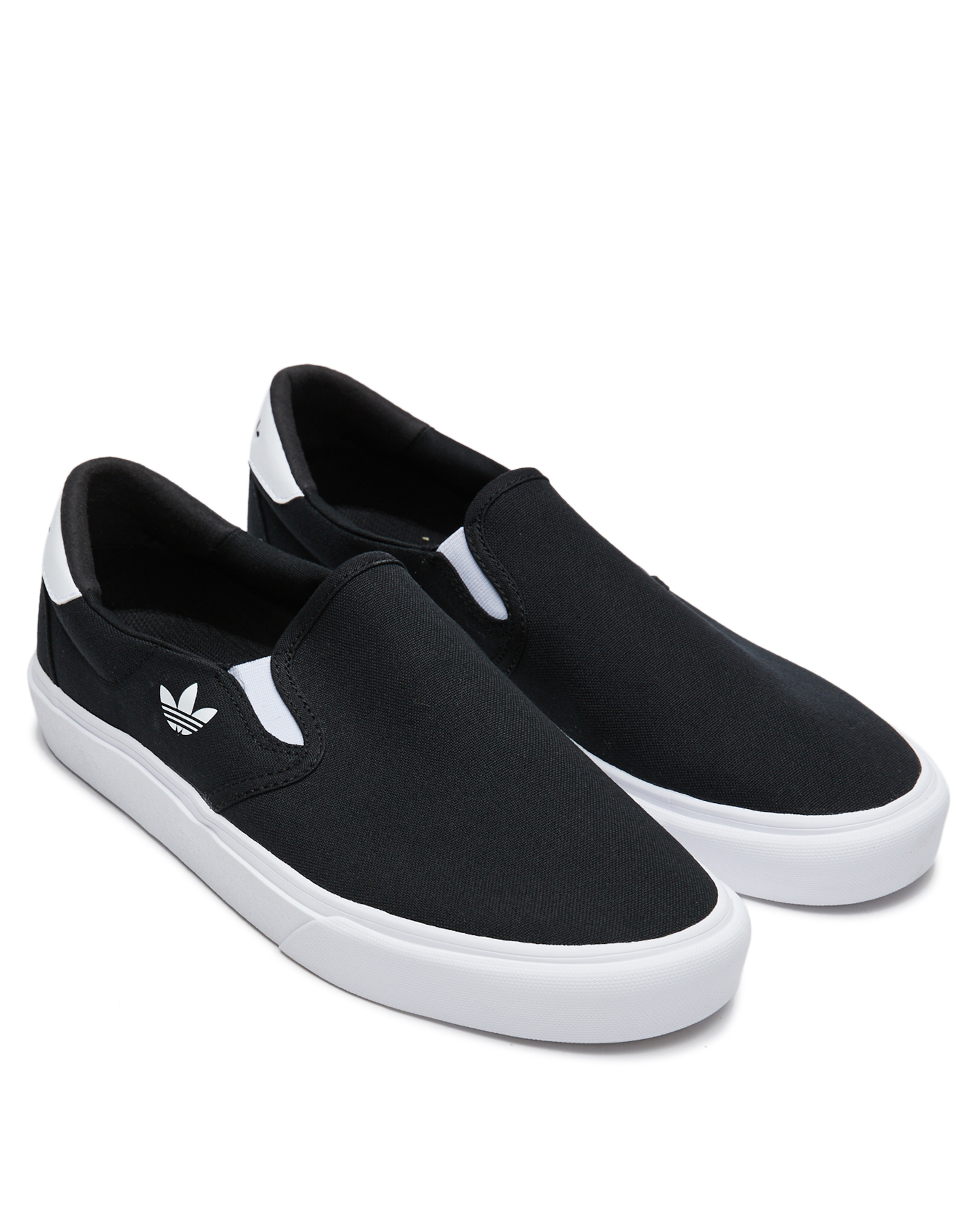 black slip on adidas shoes