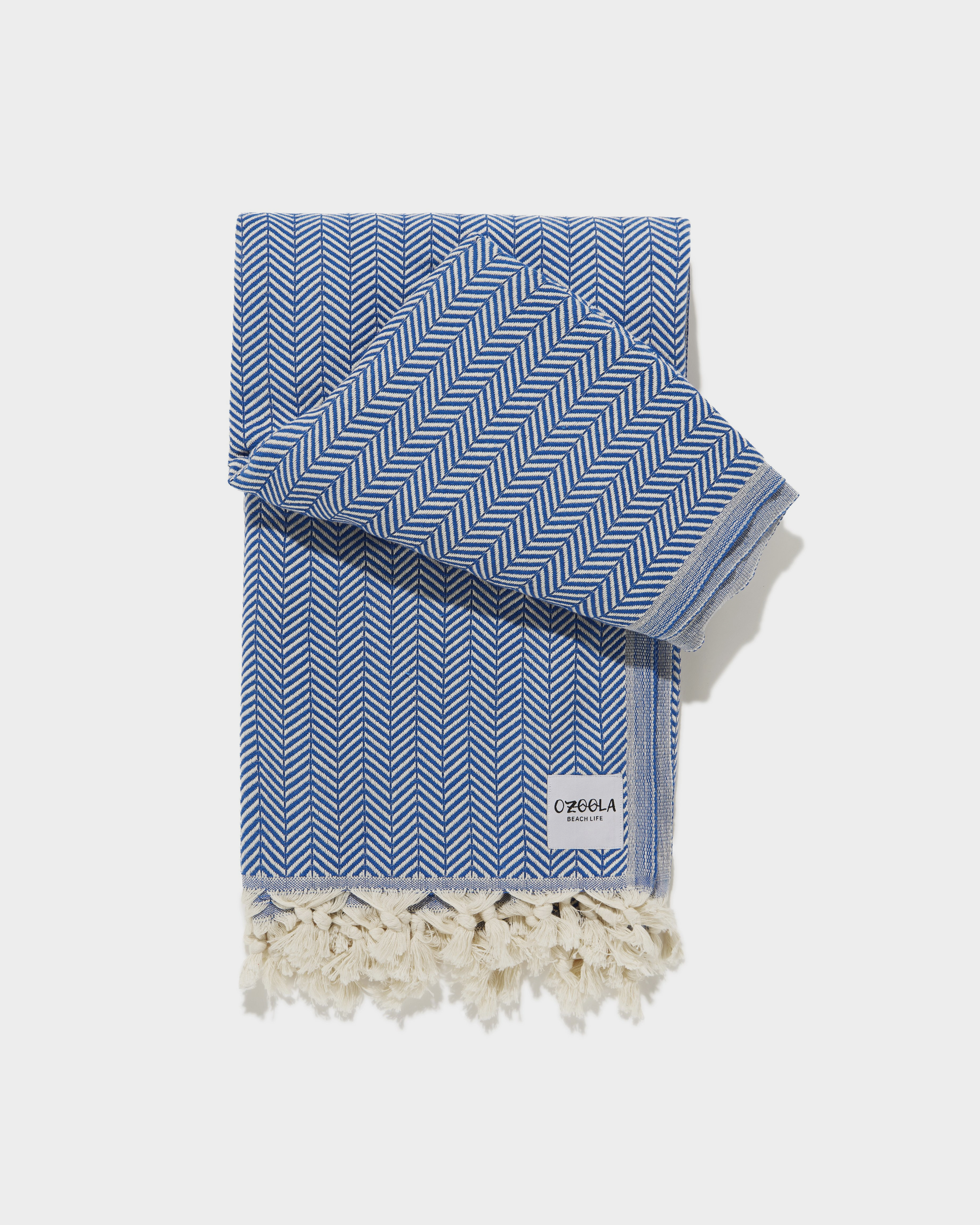 Ozoola Beachlife Family Beach Blanket Turkish Towel Blue SurfStitch