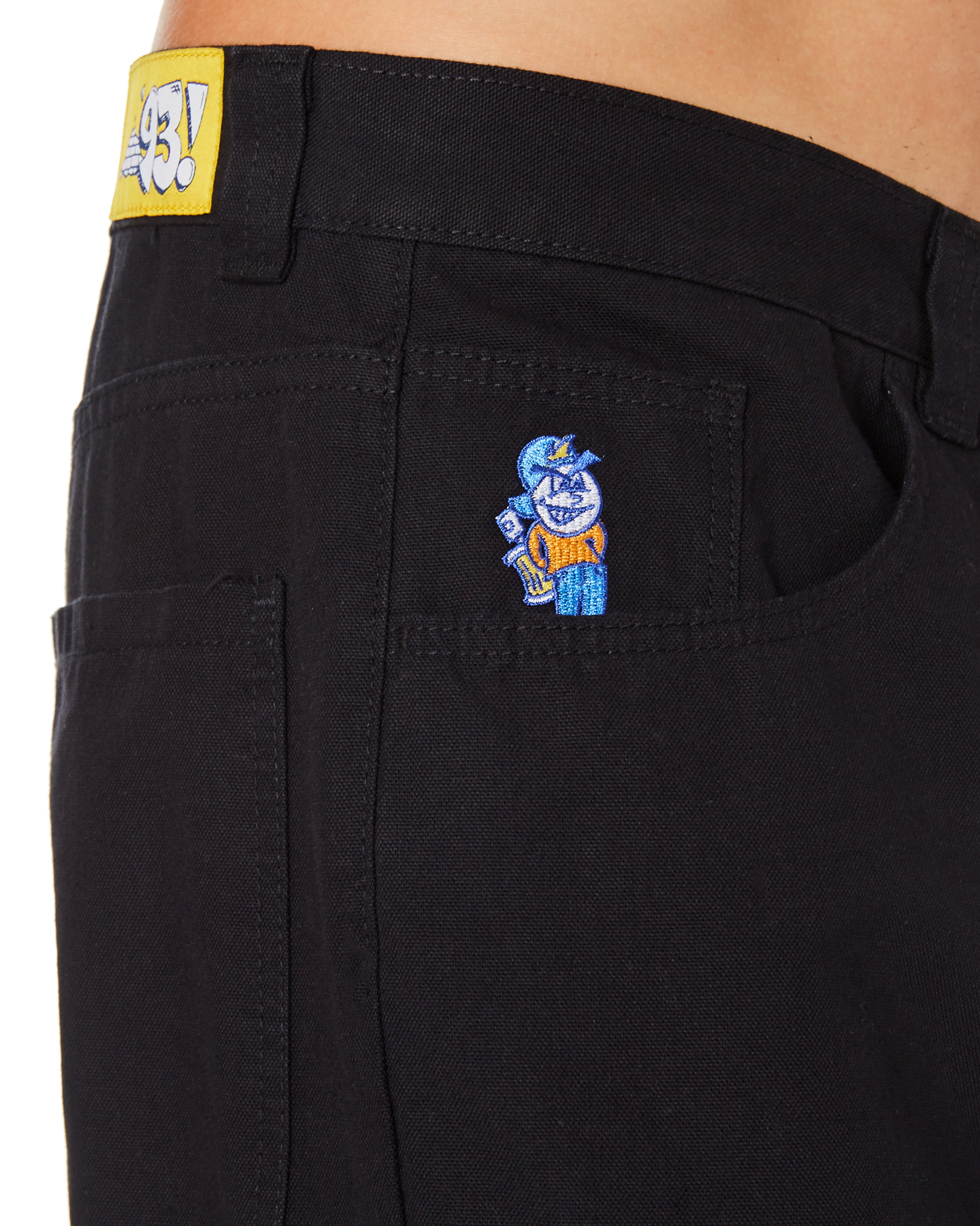 polar surf pants black