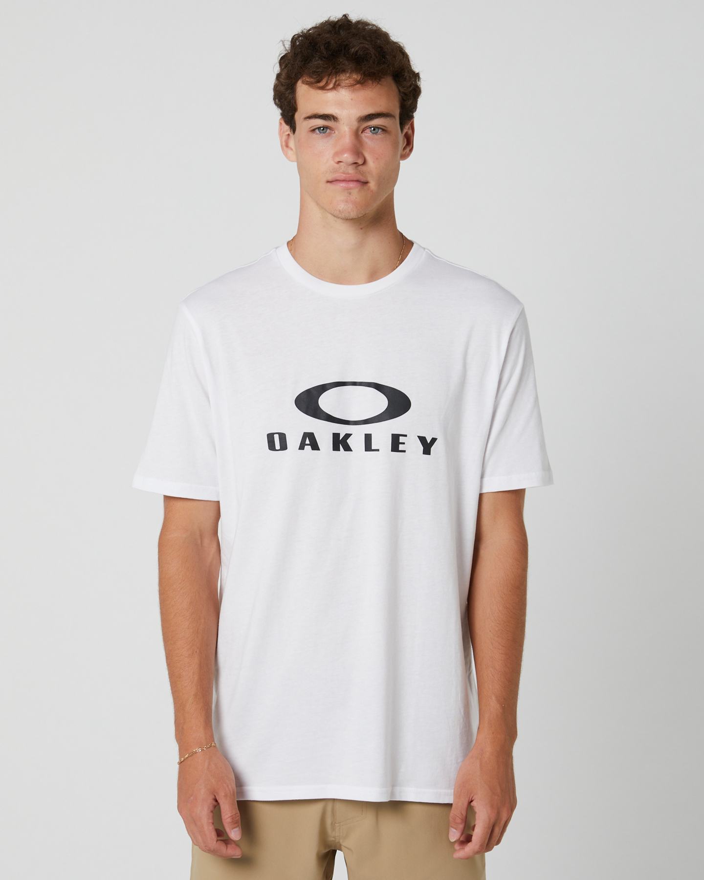 Oakley O Bark Tee White Black SurfStitch