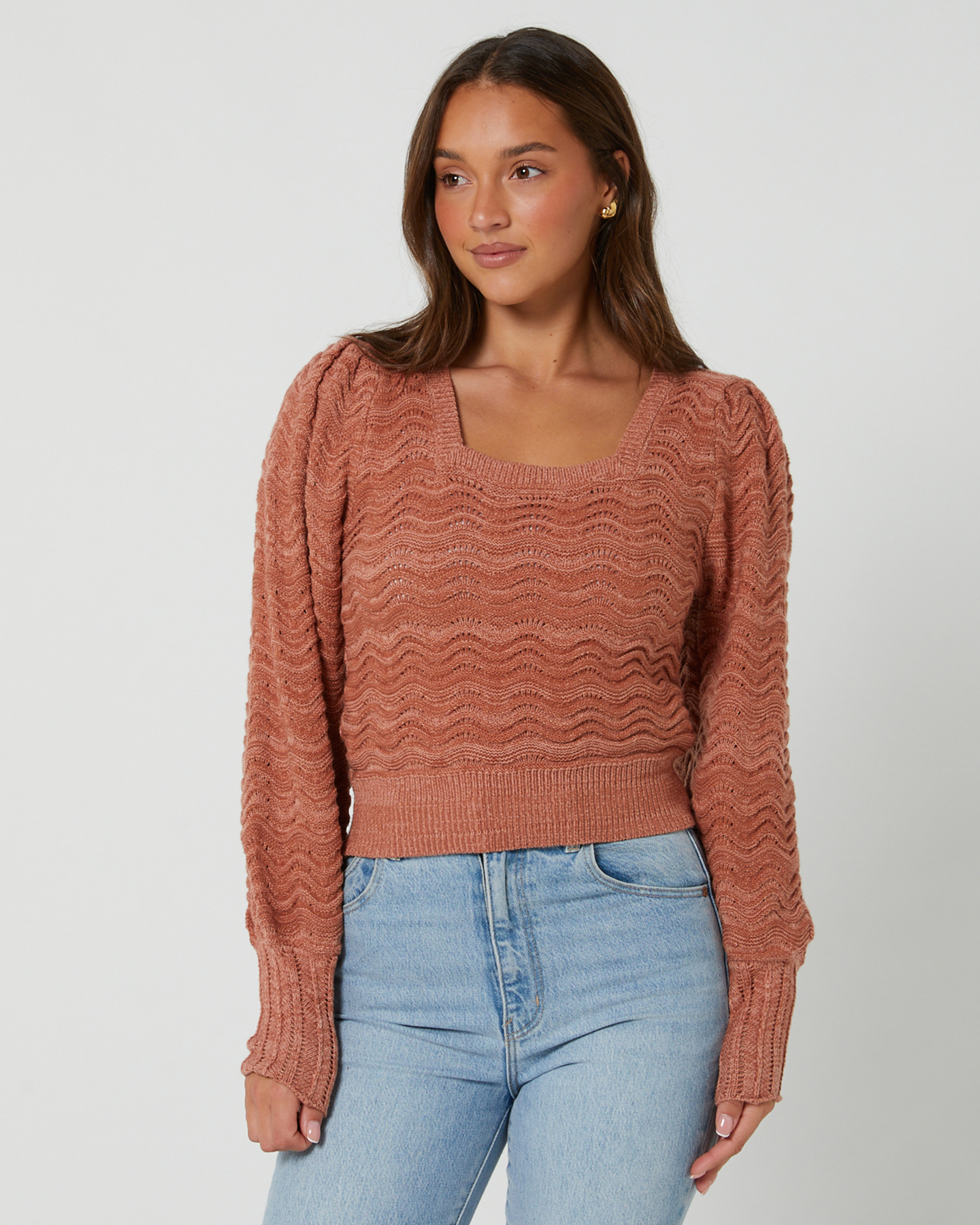 Rust jumper womens hotsell