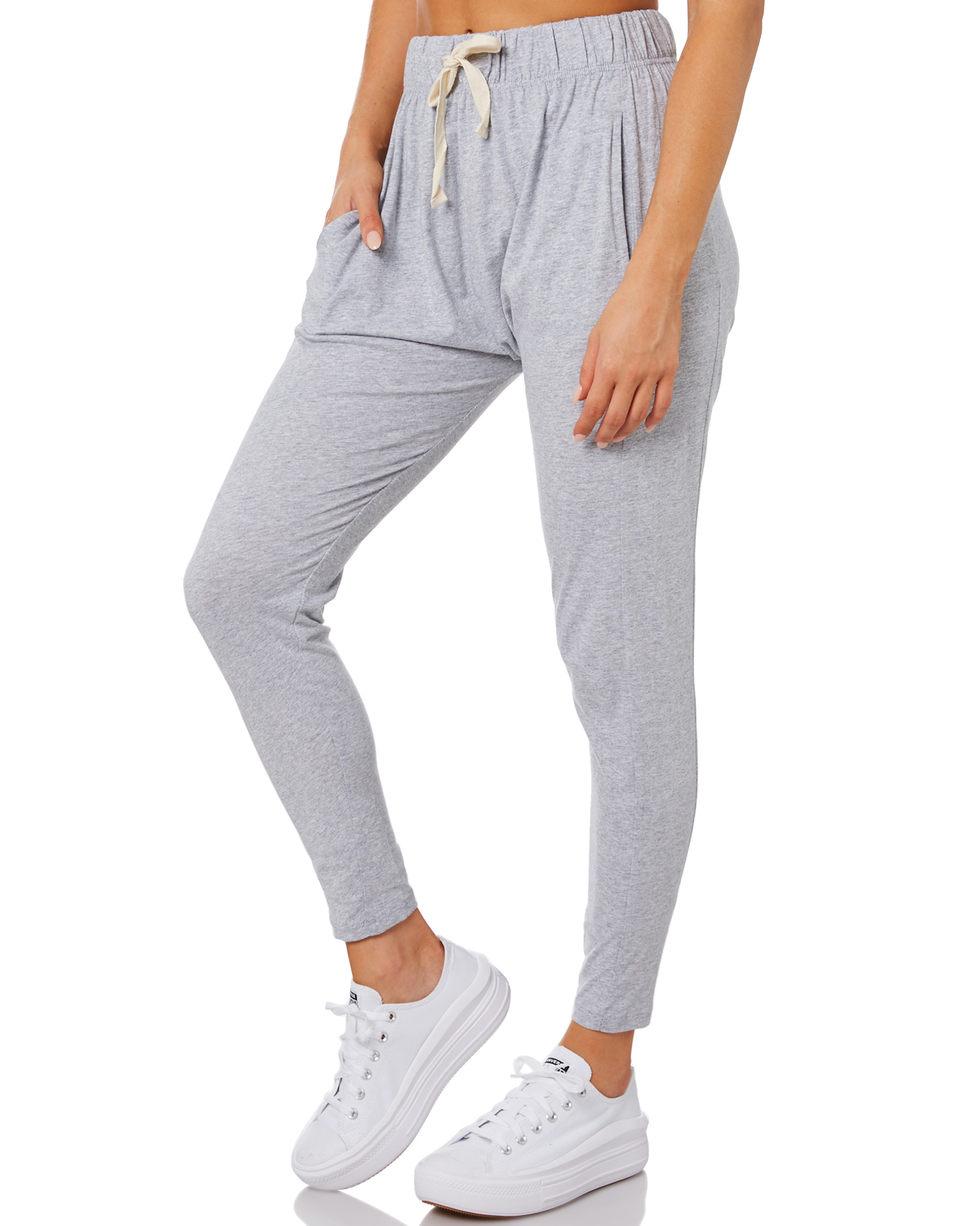 Silent Theory Fluid Womens Pant - Grey Marle | SurfStitch