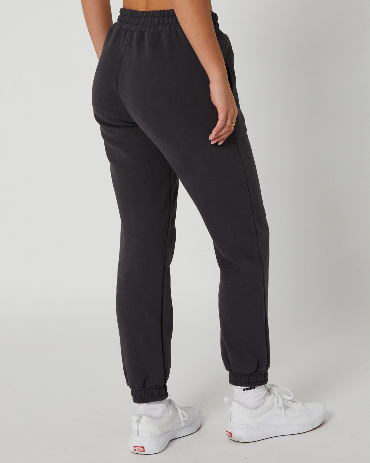 Rip Curl Varsity Trackpant - Washed Black | SurfStitch