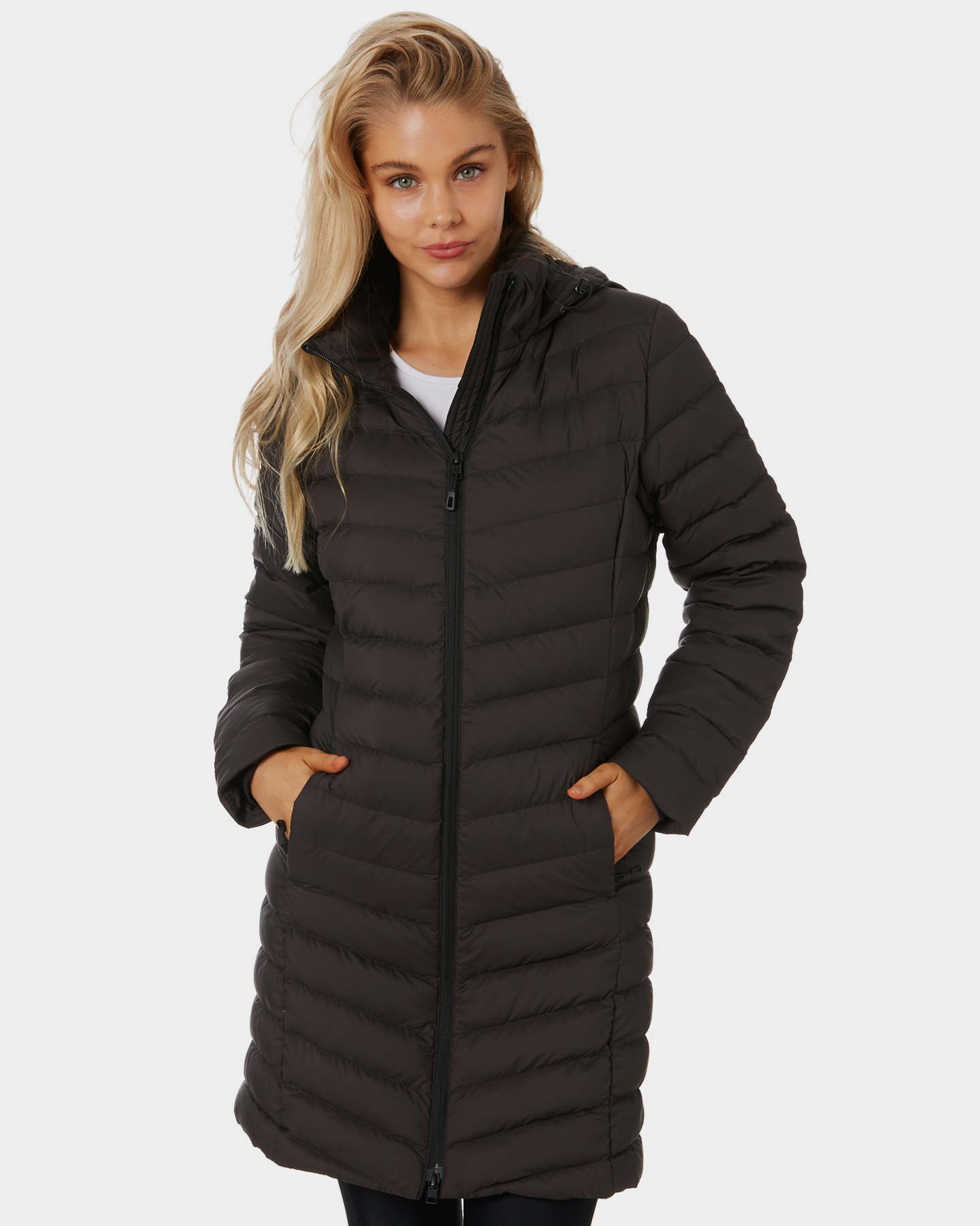 w s silent down parka
