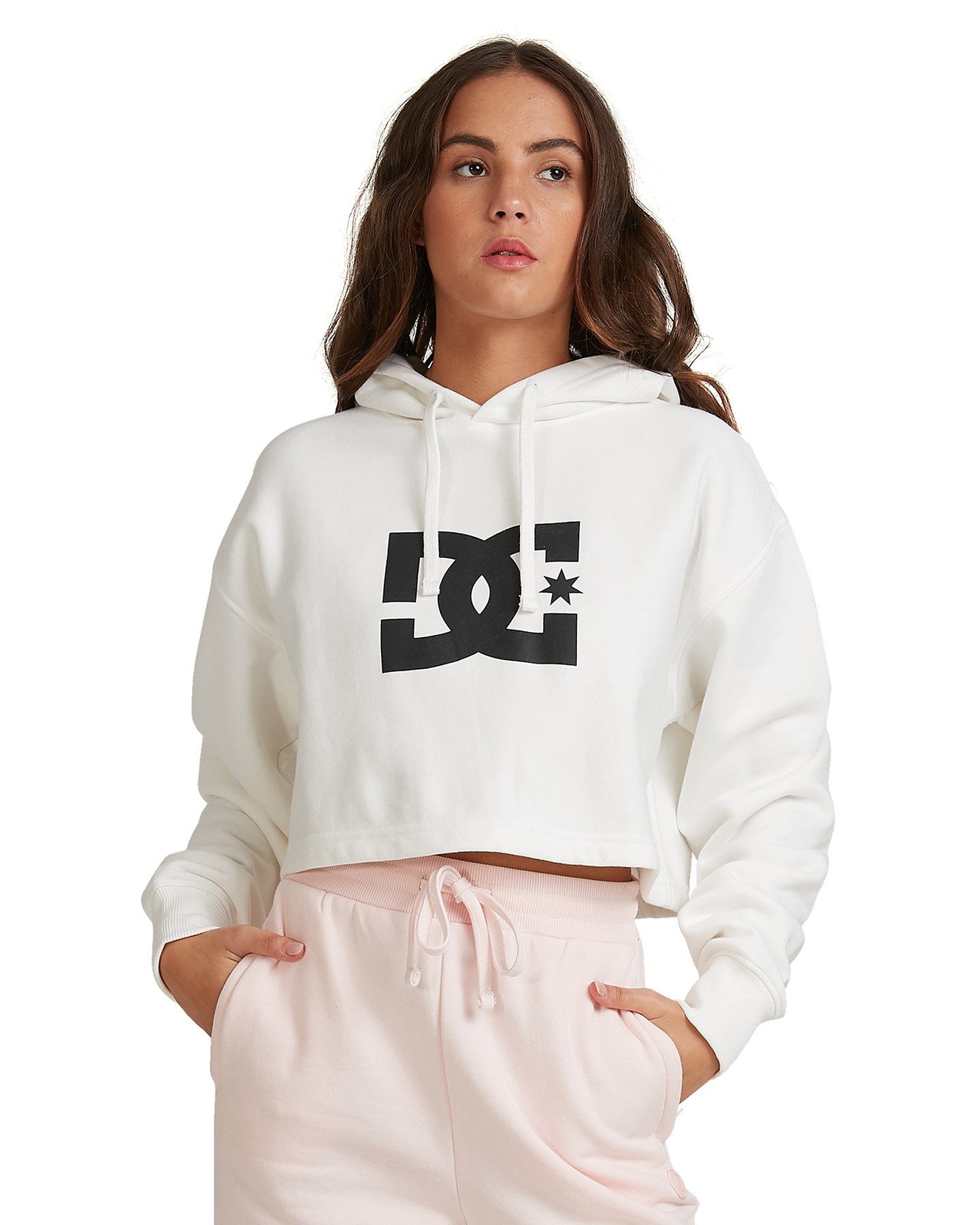 Dc Shoes Womens Star Cropped Hoodie 